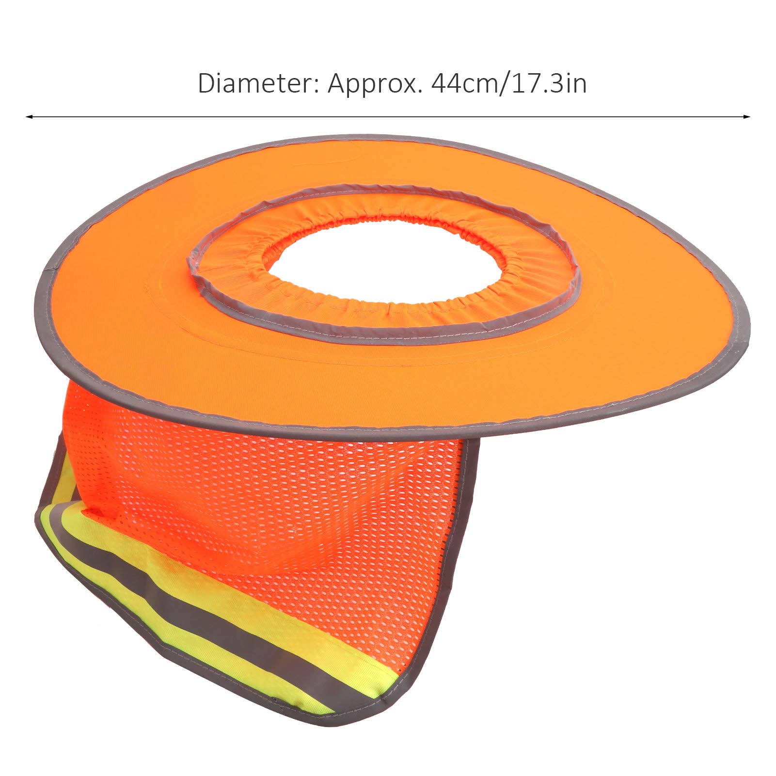 Hard Hat Sun Protection - Cotton Construction Helmet for Workers, Sanitation Safety Gear - Ideal for Outdoor Labor, Construction Sites & Hot Weather Work