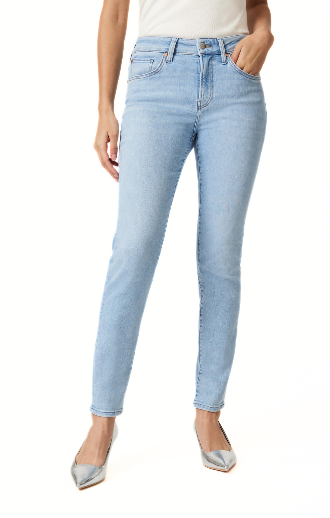 Mavi Women's Tess High Rise Super Skinny Leg Jeans - Stretch Denim Pants for Casual Wear & Night Out | Slim Fit Ankle Jeans for Women