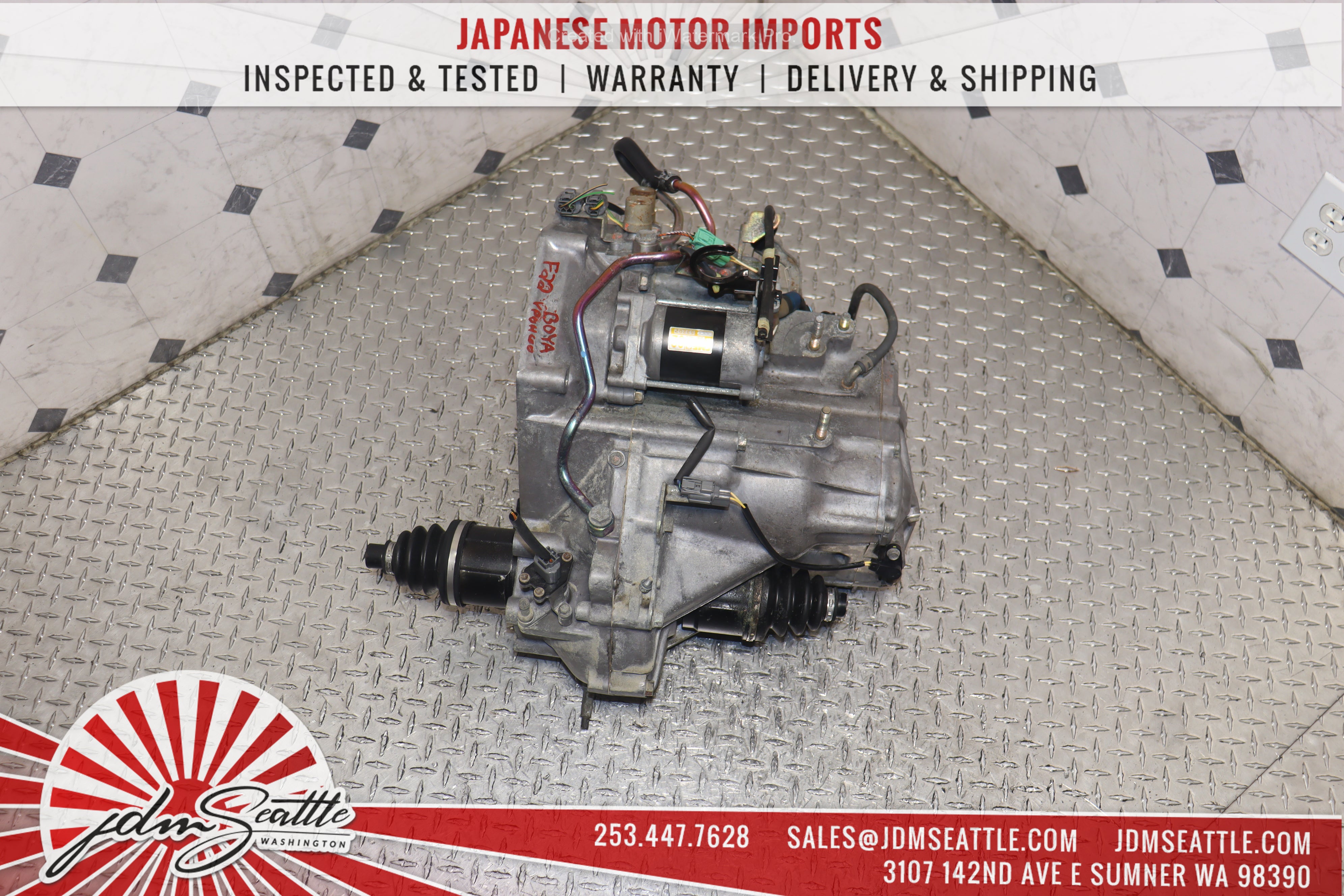 1994-1997 Honda Accord 2.2L SOHC Non-VTEC Automatic Transmission JDM F22B Engine - Perfect Replacement for Accord LX, EX Models | Great for Engine Swaps & Performance Upgrades