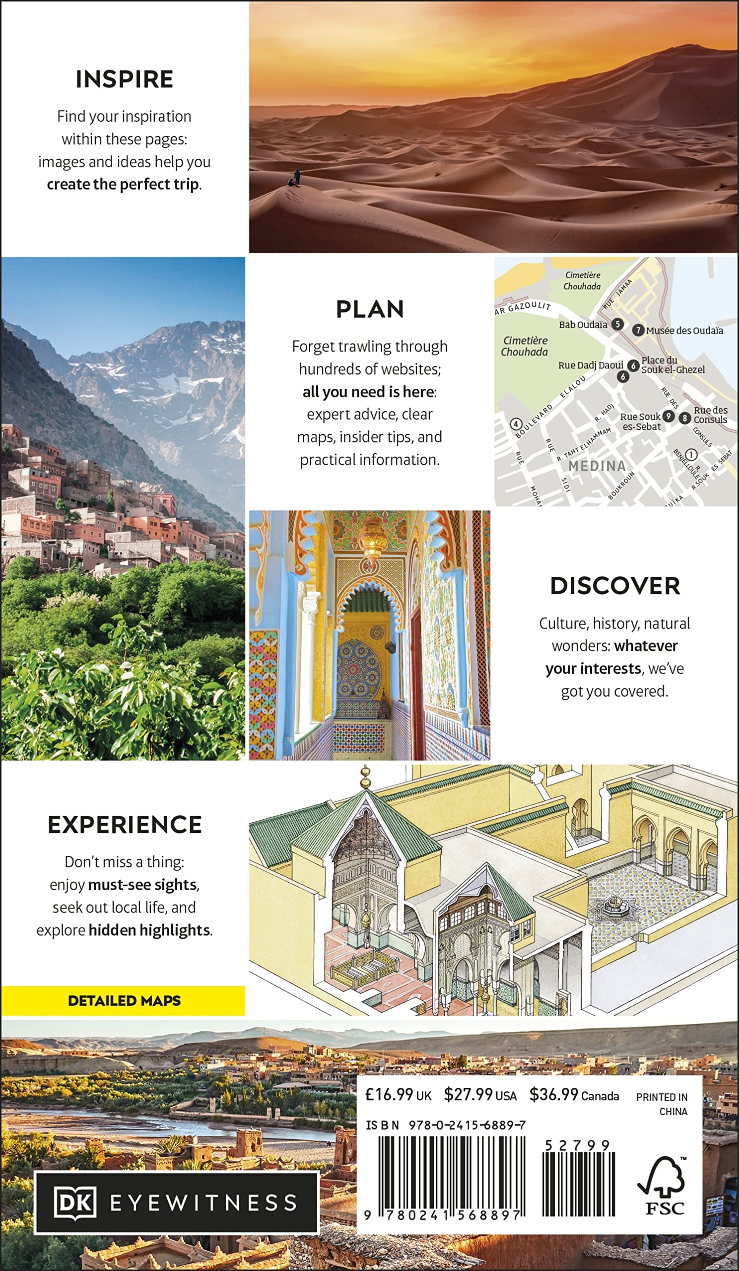 DK Morocco Travel Guide - Explore Top Attractions, Culture & Hidden Gems | Perfect for Adventure Travelers & Vacation Planners