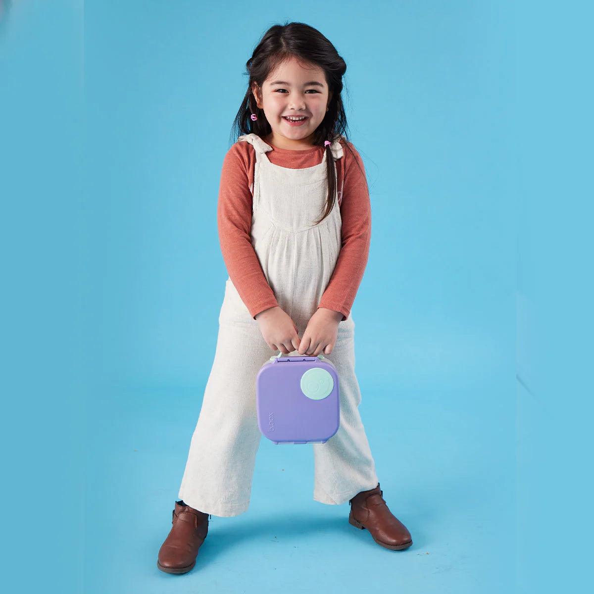 b.box Kids Mini Lunch Box - Insulated Bento Box for School, Picnics & Travel | Leak-Proof, Eco-Friendly & Easy to Clean Lunch Container for Toddlers & Children