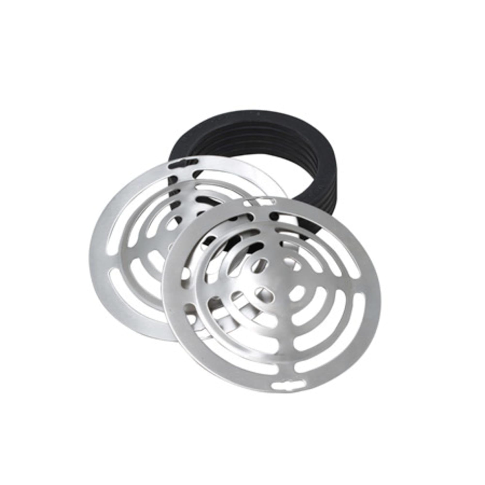 PROFLO PFMSDRN 3 Inch Chrome Service Sink Strainer with Gasket - Durable Drain Basket for Kitchen, Laundry & Utility Sinks