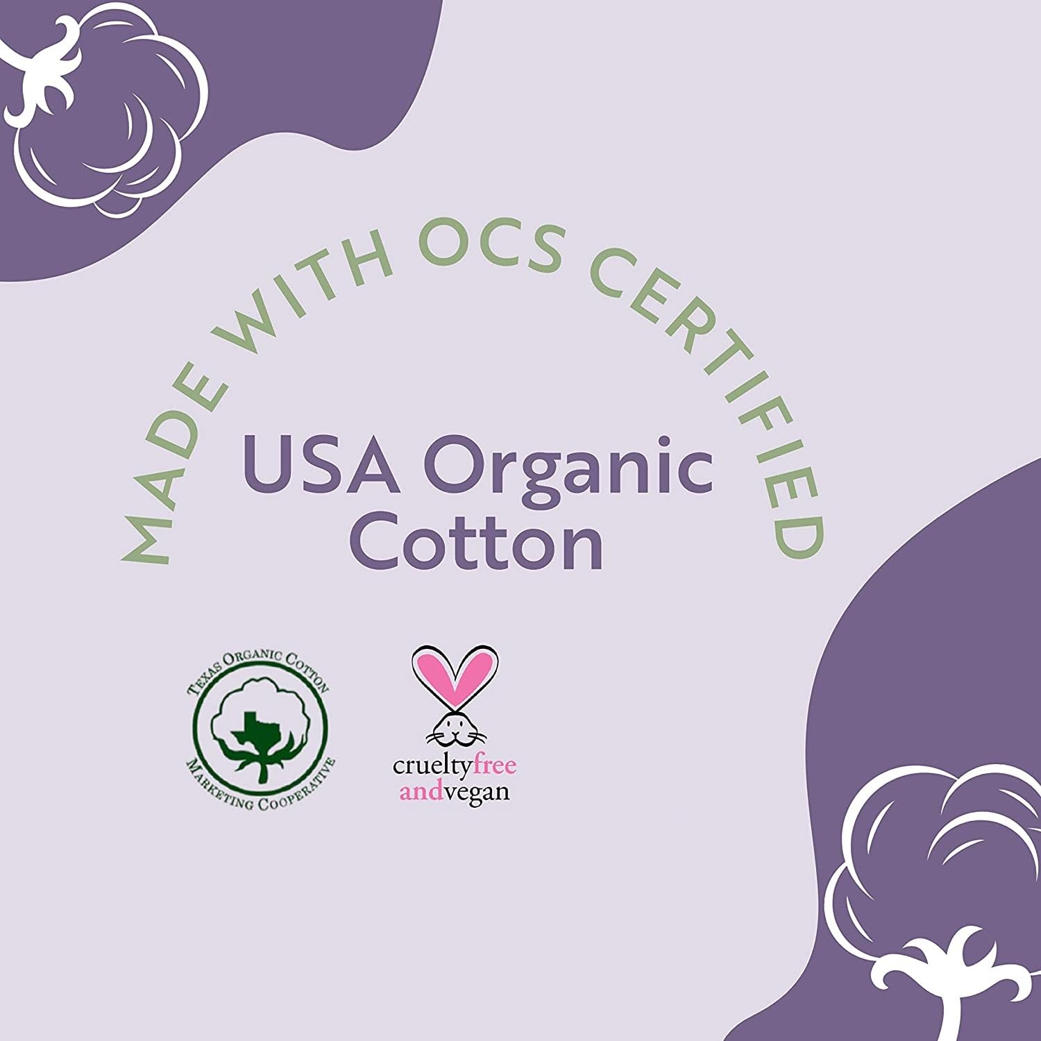 Organic Cotton Cover Pads for Women - Cruelty-Free, Unscented & Breathable Overnight Sanitary Pads (32 Count) | Vegan, Natural Menstrual Napkins with Wings | Perfect for Heavy Flow Nights & Comfortable Sleep