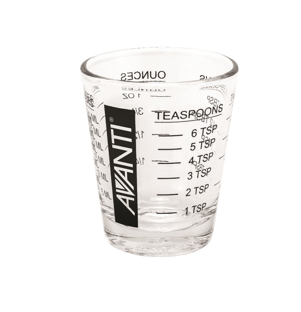 Avanti 30ml Measuring Glass - Precise Liquid Measurement for Cooking, Baking, Mixing Cocktails & Lab Experiments