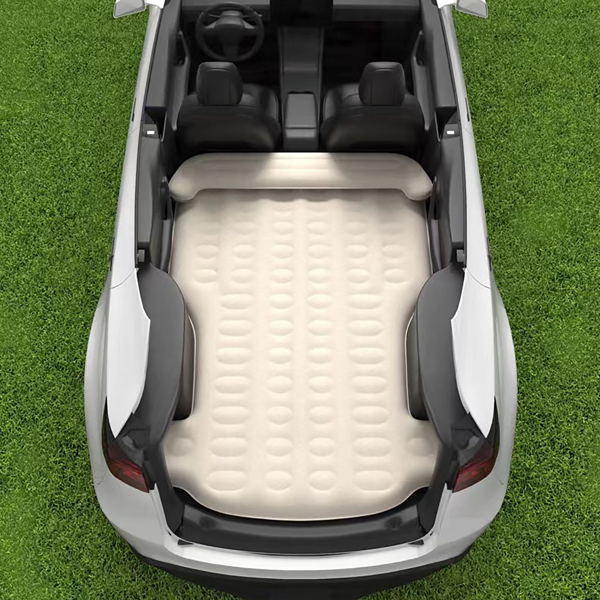 Tesla Model Y Custom Fit Air Mattress for Camping & Road Trips (2020-2025) - Comfortable Inflatable Bed for Car Camping, Travel & Outdoor Adventures