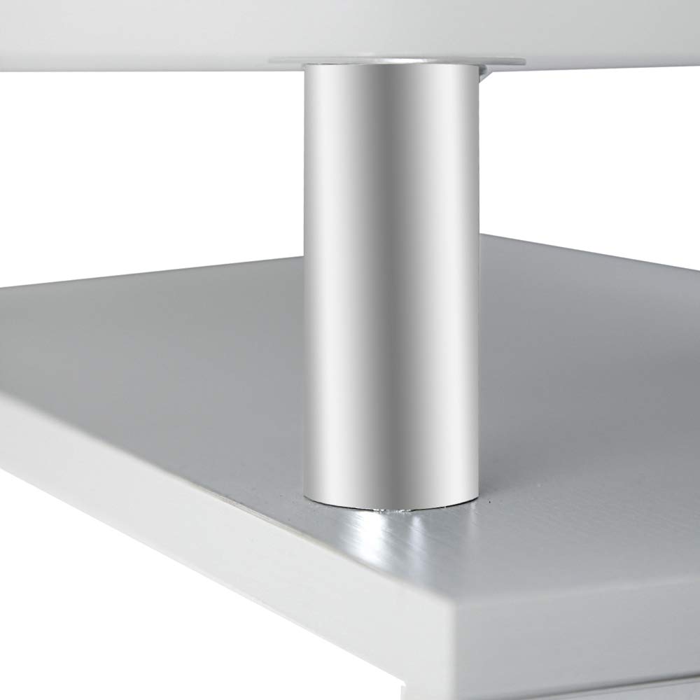 Premium Manicure Nail Table with Drawer - White Professional Nail Salon Workstation for Pedicure & Nail Art | Perfect for Home & Salon Use