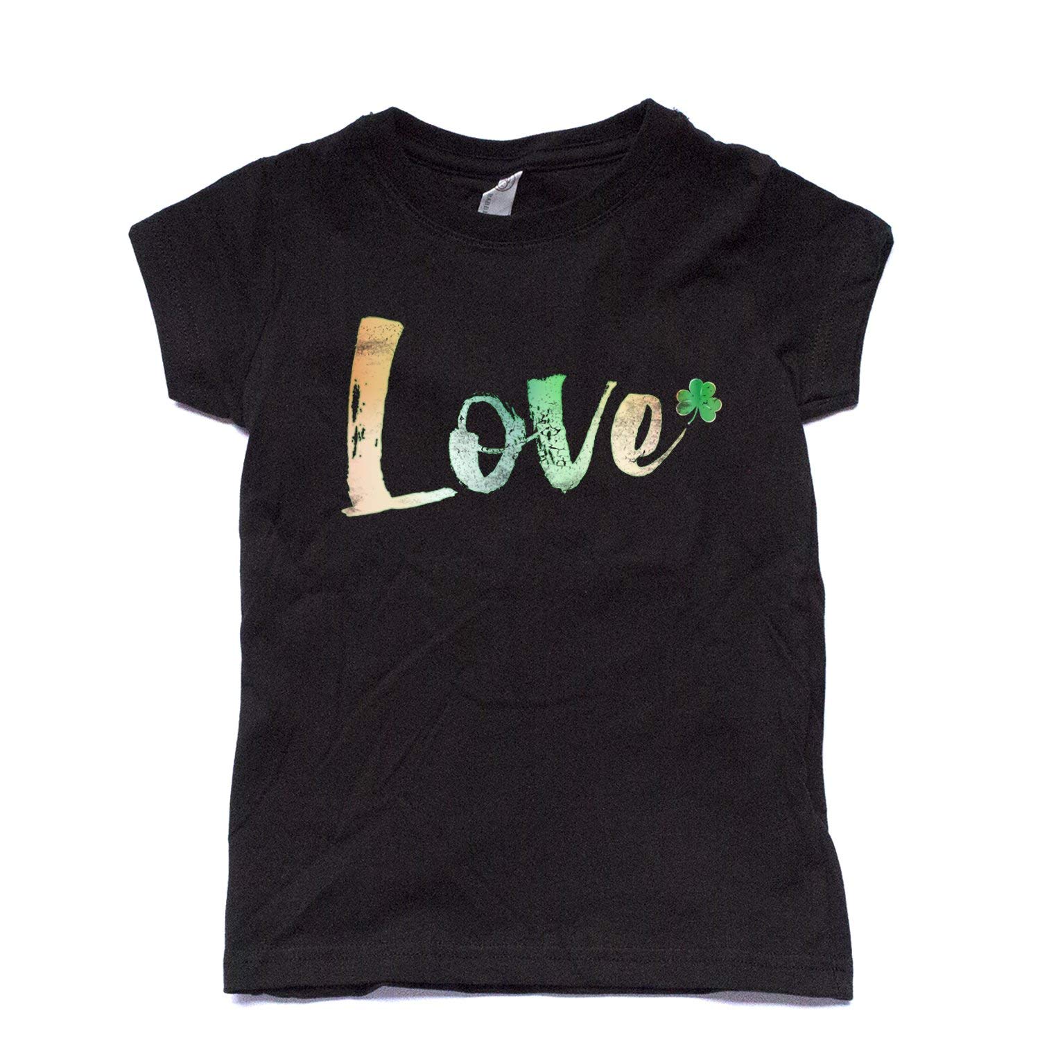 St. Patrick's Day Love Girl Shirt - Cute Irish Themed T-Shirt for Women & Teens | Perfect for St. Paddy's Day Parties & Irish Festivals