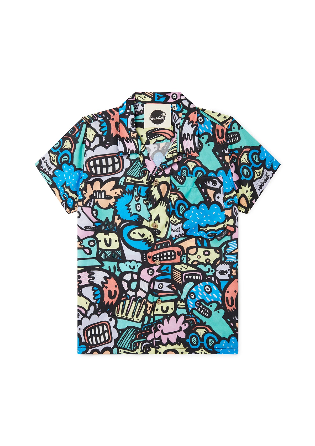Monsters Kids Shirt - Cute Cartoon Graphic T-Shirt for Boys & Girls - Soft Cotton Comfortable Tee for School, Playdates & Everyday Wear
