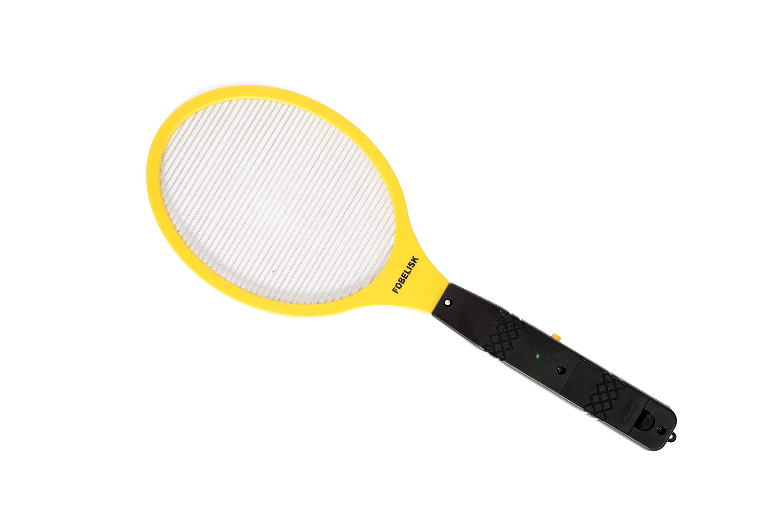 Electric Bug Zapper & Mosquito Killer - Rechargeable Fly Swatter Racket for Indoor & Outdoor Pest Control - Perfect for Camping, Travel, Home, and Garden Use (Includes 2AA Batteries)