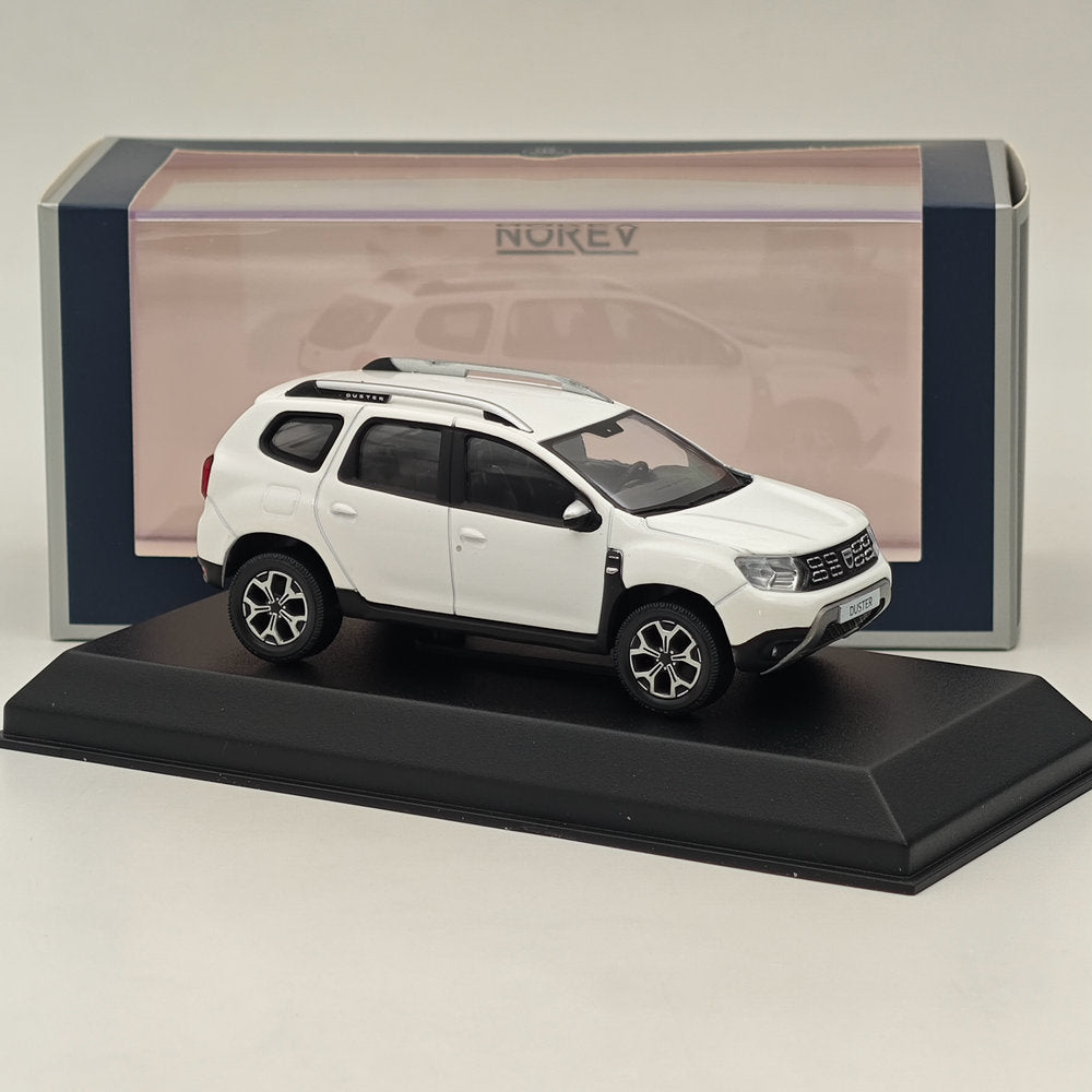 1/43 Scale Norev Dacia Duster 2020 Glacier White Diecast Model Car - Limited Edition Collectible for Display & Gift Giving - Perfect for Car Enthusiasts, Model Collectors, and Home/Office Decoration