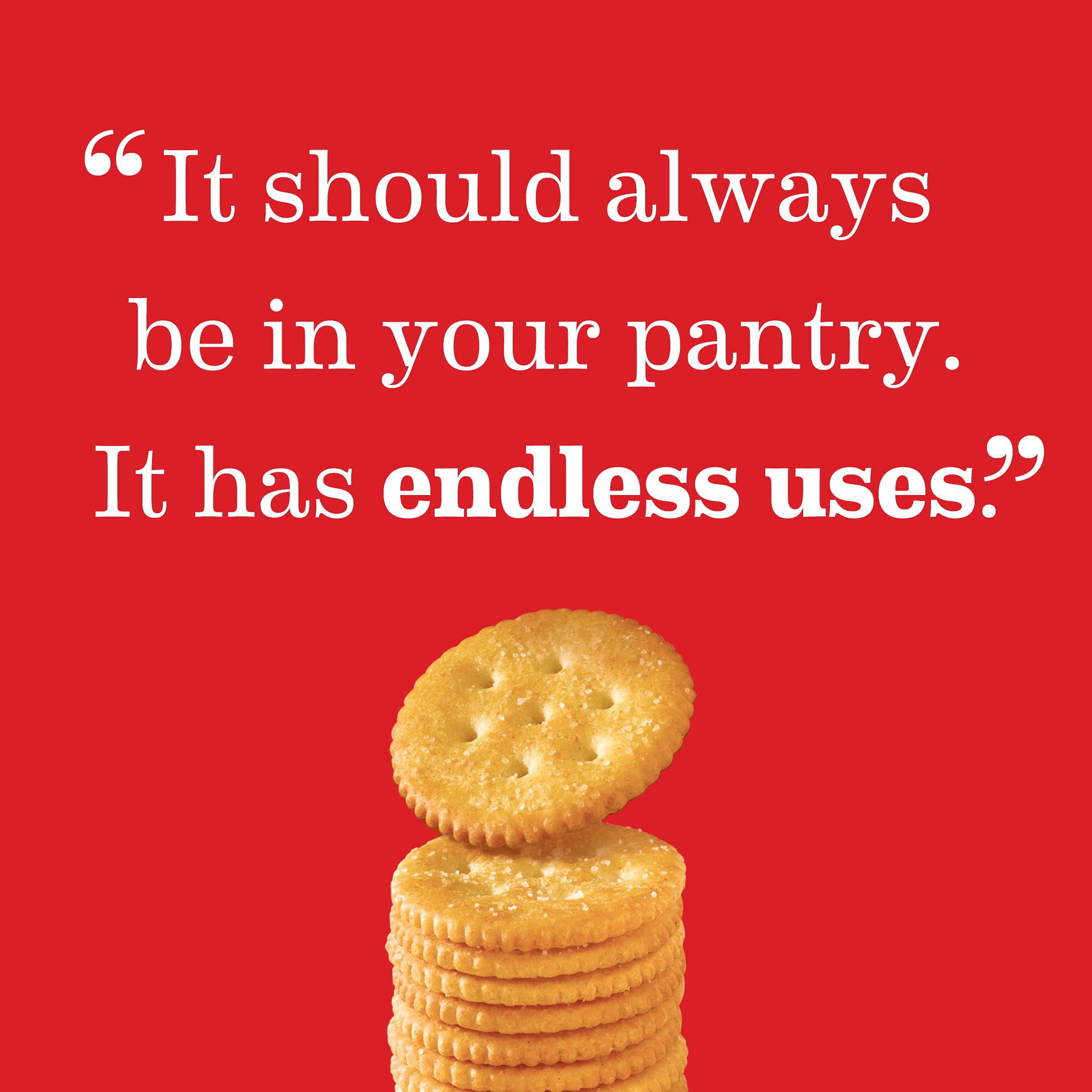 RITZ Original Crackers - Delicious Snacks for Kids & Adults - Perfect for Lunch Boxes, Parties & On-the-Go - 13.7 oz Pack - Crunchy Buttery Flavor for Snacking Anytime