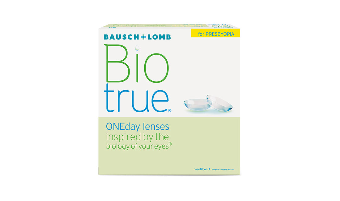Biotrue One Day Multifocal Contact Lenses (90 Pack) - Premium Daily Disposable for Presbyopia - Perfect for Active Lifestyles & Computer Use