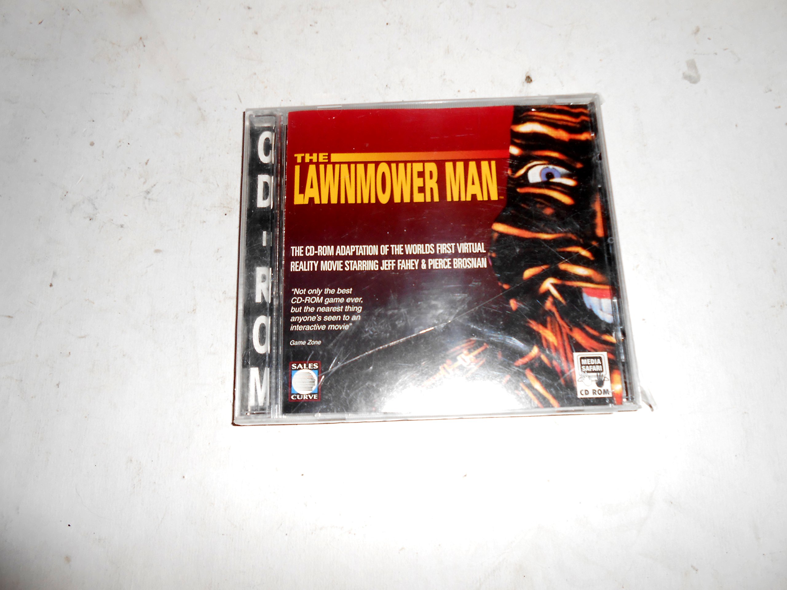 Lawnmower Man PC Game CD-ROM - Classic Sci-Fi Action Adventure for Windows - Perfect for Retro Gaming Enthusiasts & 90s Nostalgia Fans