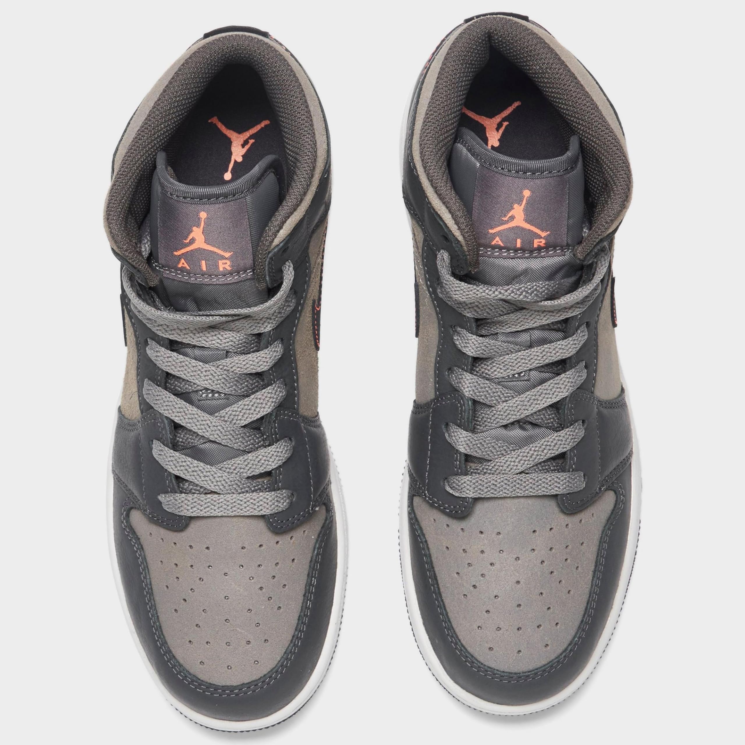 Air Jordan 1 Mid (GS) Basketball Shoes for Big Kids - Comfortable Sneakers for School, Sports & Casual Wear
