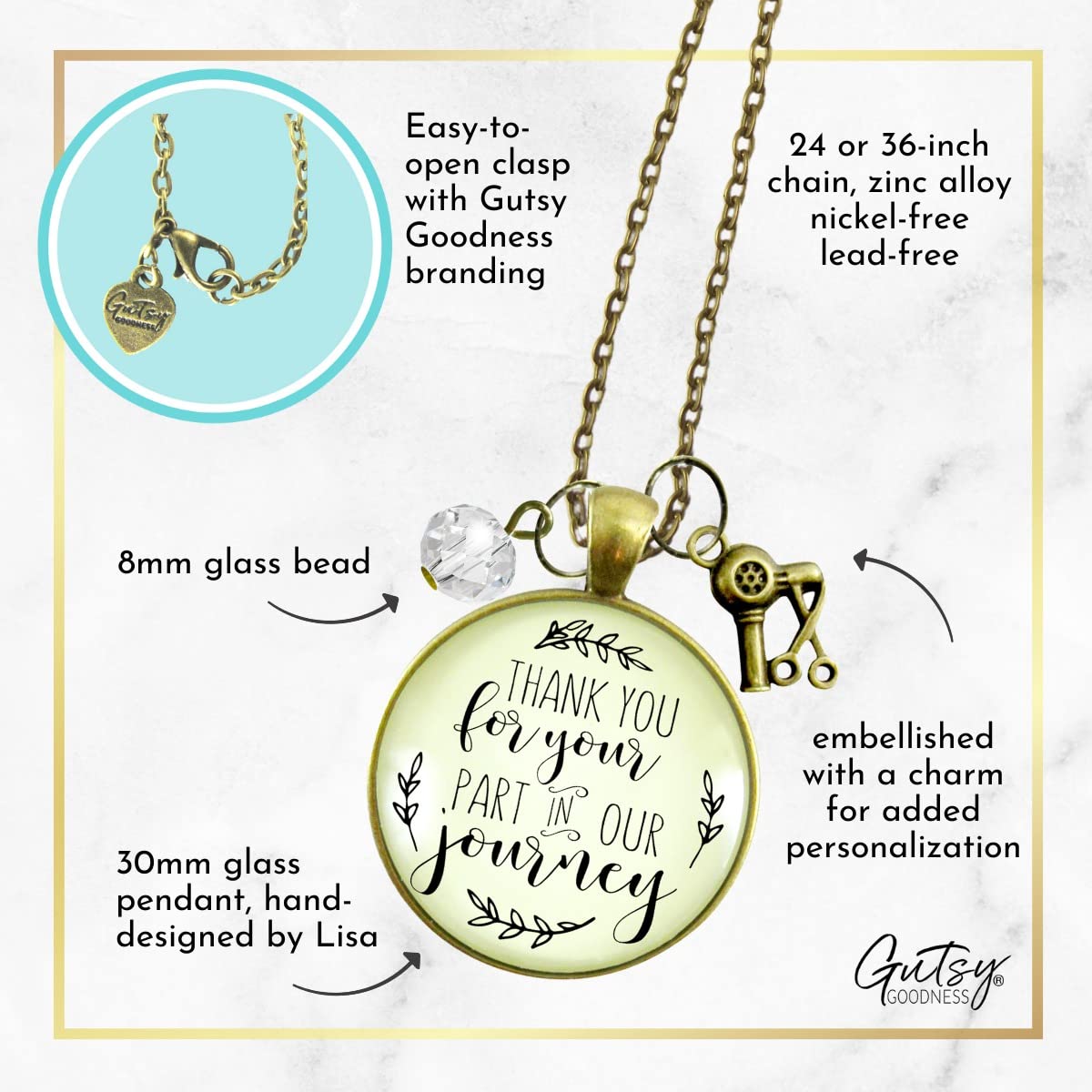 Stylist Charm Necklace - 36