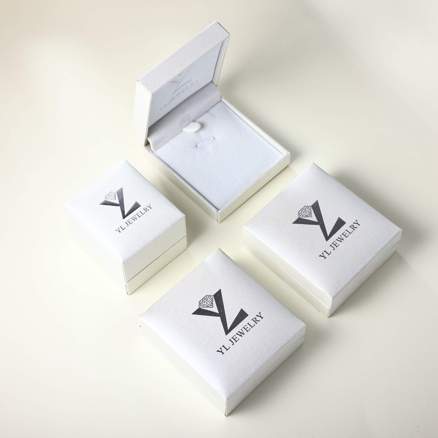 YL Sterling Silver Infinity Heart Cross Necklace for Women - Elegant Crucifix Pendant with Birthstone - Perfect for Gifts, Anniversaries & Everyday Wear
