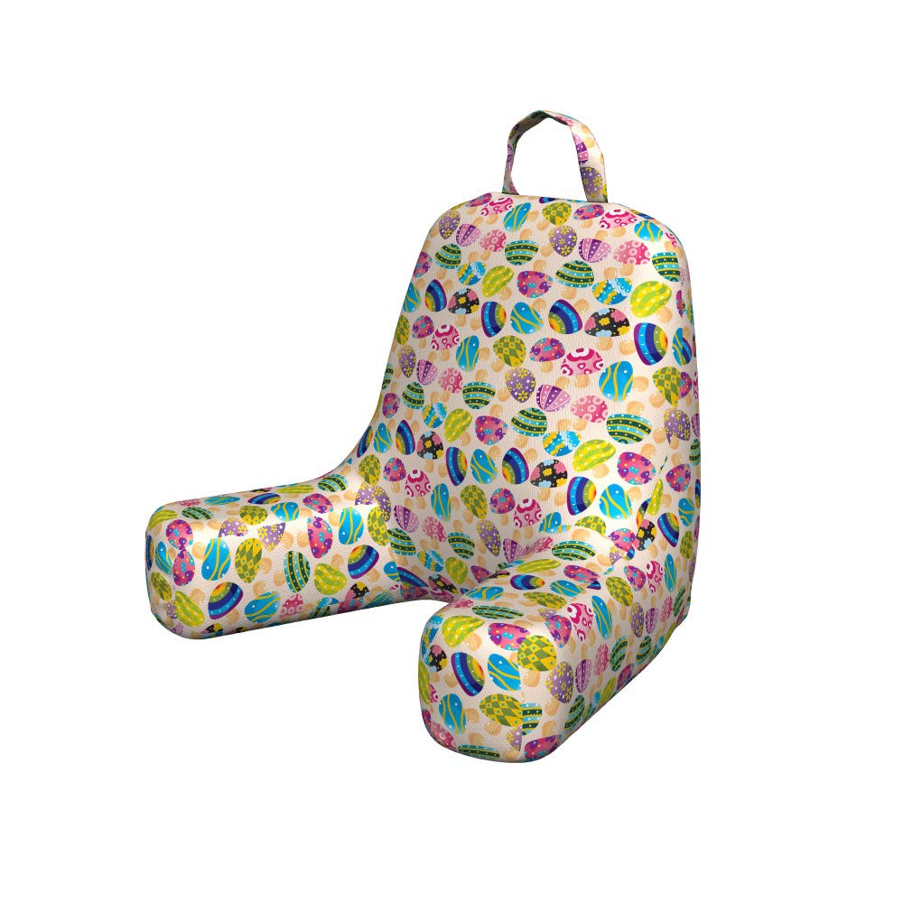 Ambesonne Mushroom Reading Pillow Cover - Colorful Vibrant Printed Soft Fabric Bed Rest Case (Unstuffed) - Fun Mushroom Design for Kids Room, Reading Nook & Cozy Home Decor