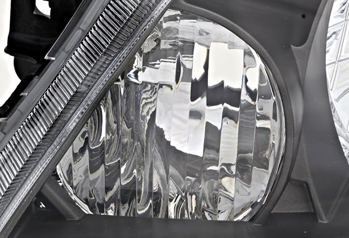 2001-2003 Mazda Protege Replacement Headlight Assembly Kit - Halogen Headlamp Set for Driver & Passenger Side - Perfect for Night Driving & Road Safety