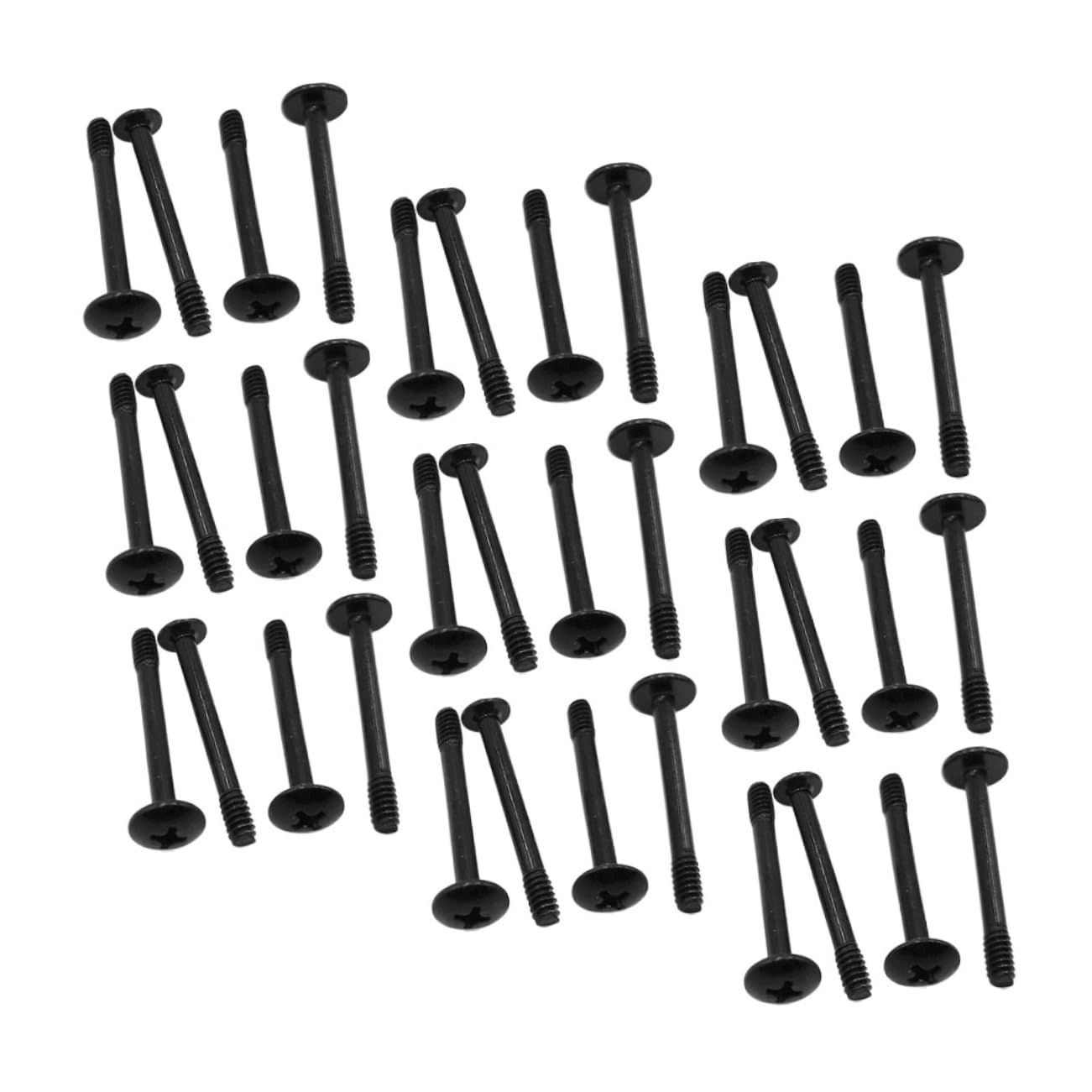 UKCOCO 50pcs Computer Case Fan Screws - Steel Replacement Screws for Desktop PC Cooling Fans | Perfect for DIY PC Builds & Fan Upgrades