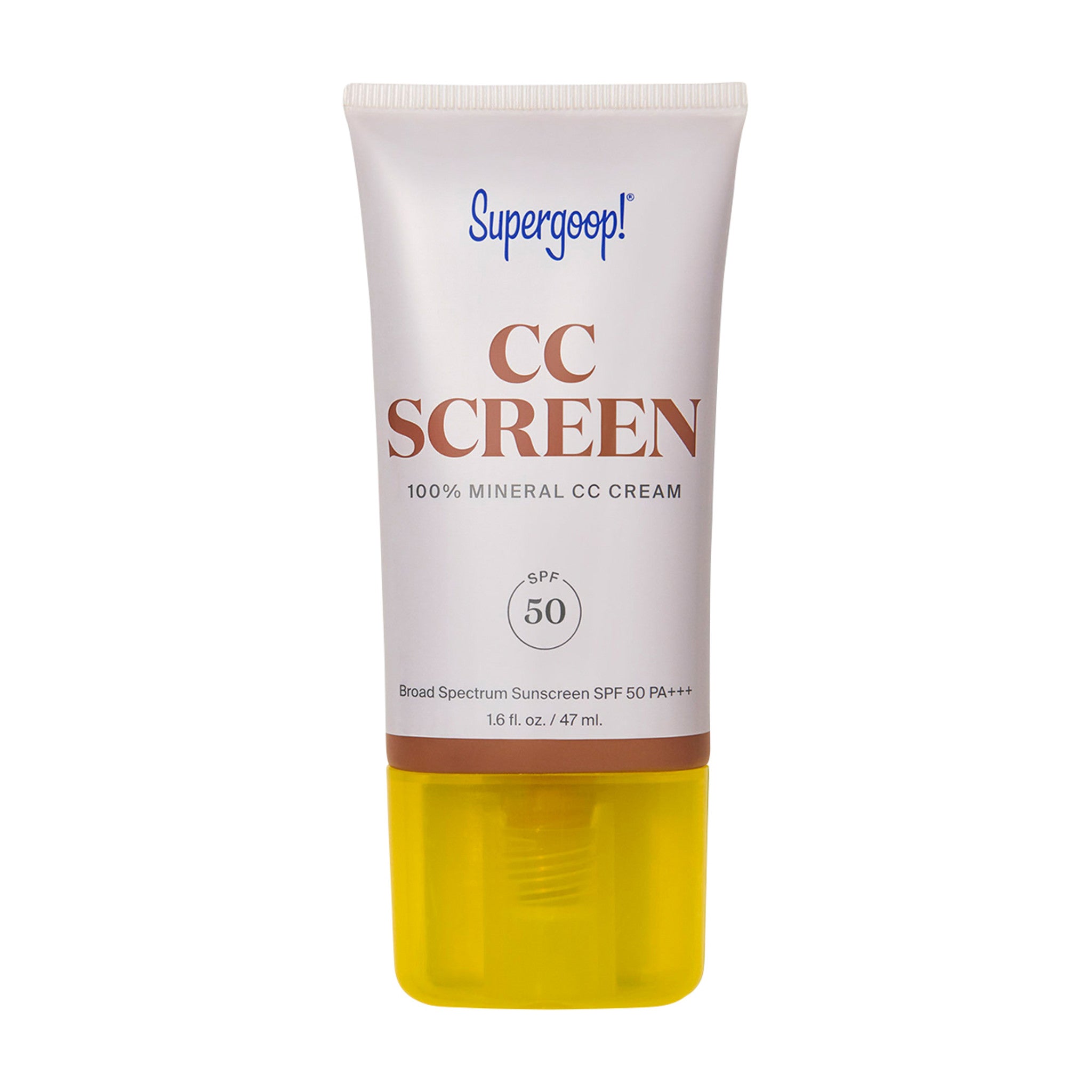 100% Mineral CC Cream with SPF 50 - Natural Sunscreen & Lightweight Foundation for Daily Coverage - Perfect for Sensitive Skin & Everyday Wear