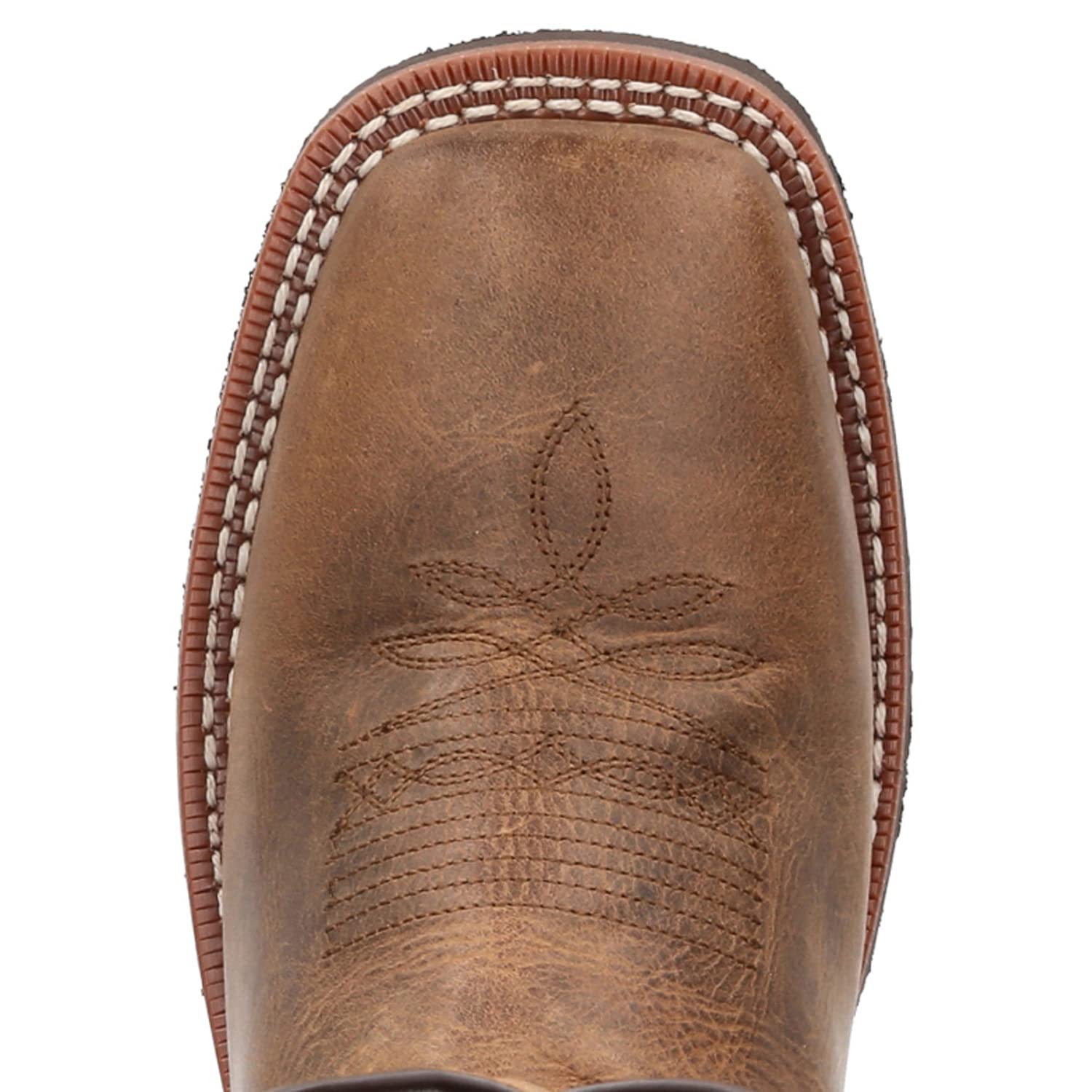 Smoky Mountain Men's Duke Square Toe Work Boots - Brown Oil Distressed Leather - Size 12 EE - Durable Comfort for Outdoor Work & Country Style Fashion