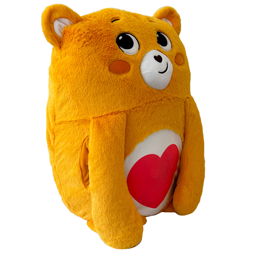 Care Bears Happy Nappers Tenderheart Bear Plush Pillow - Soft Stuffed Animal Toy for Kids, Girls & Boys | Perfect for Bedtime, Cuddling & Playtime