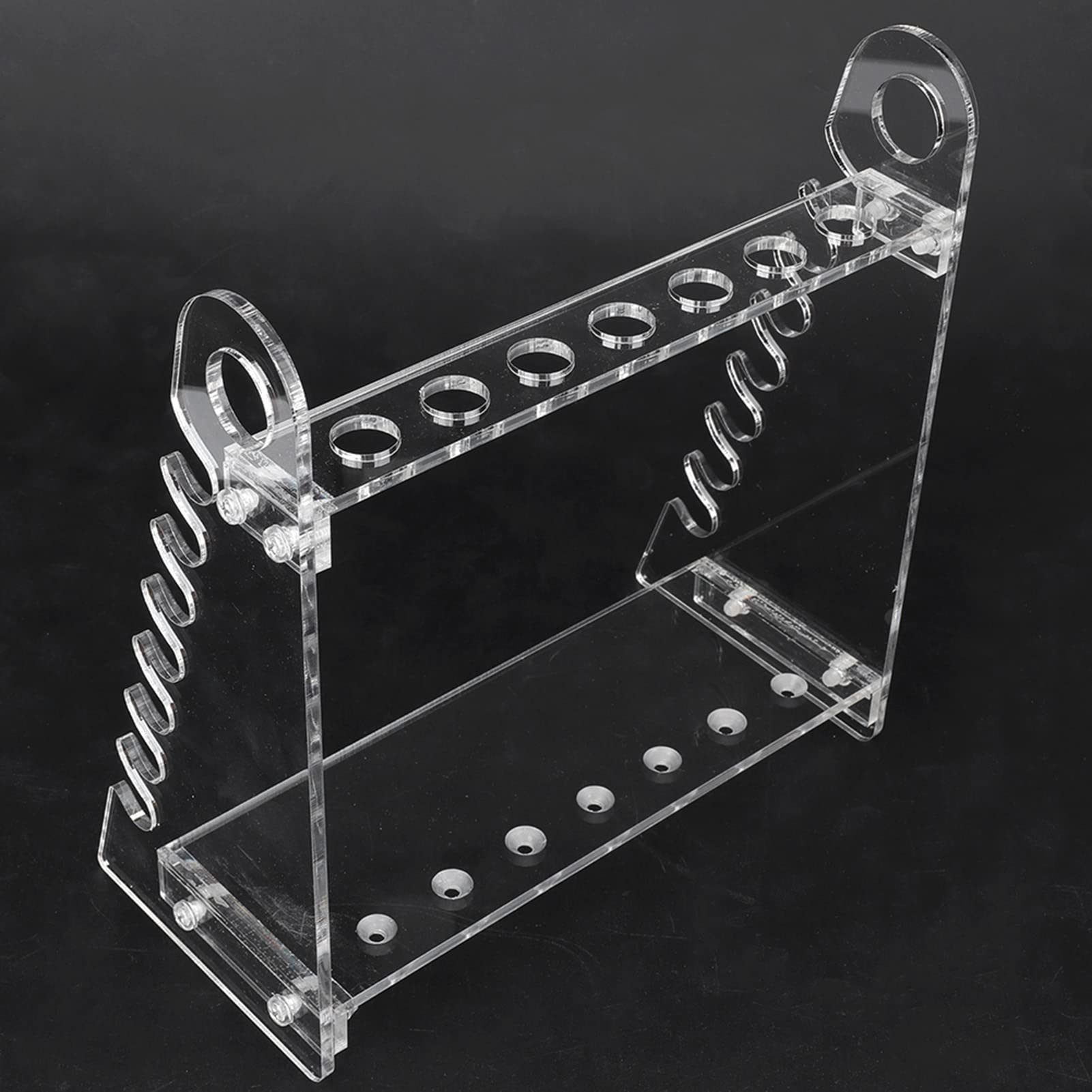 **Trapezoid Ladder-Shaped Pipette Rack Stand - 1.5cm Hole Diameter for Glass Pipettes - Lab Equipment Organizer for Chemistry & Biology Experiments**    (If the original title contains Chinese, it would be translated to English. The optimized version improves keyword relevance, readability, and includes a usage scenario for better SEO.)