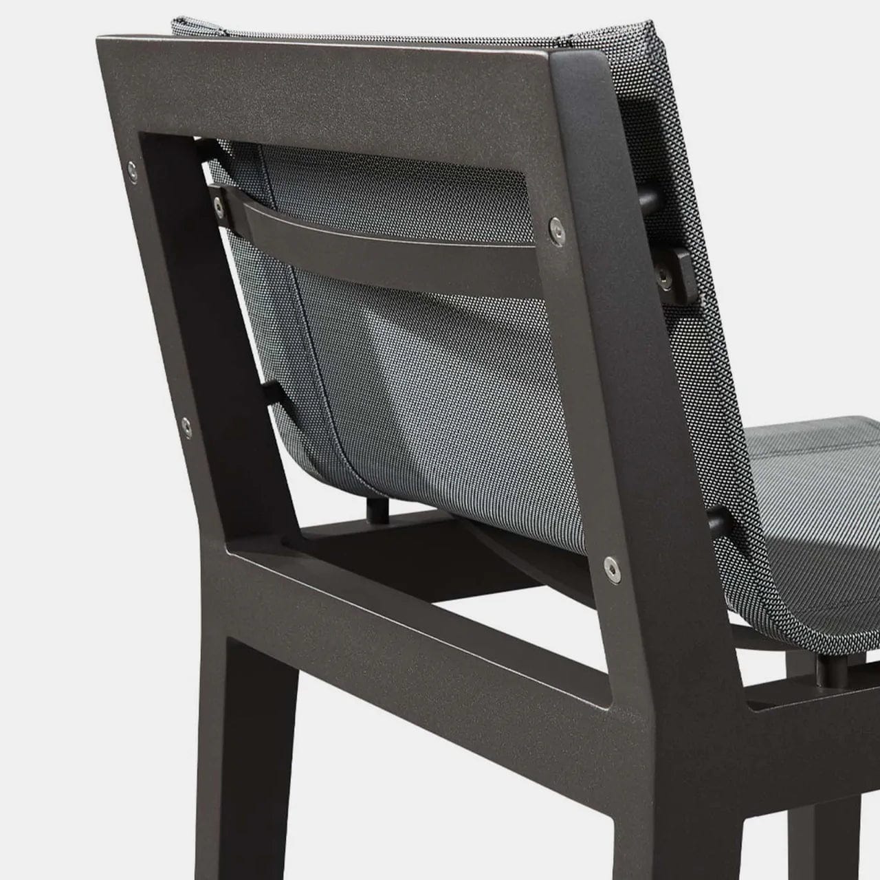 Byron Aluminum Outdoor Counter Stool - Rust-Resistant Bar Stools for Patio, Deck & Poolside - Modern Outdoor Dining & Entertaining Furniture