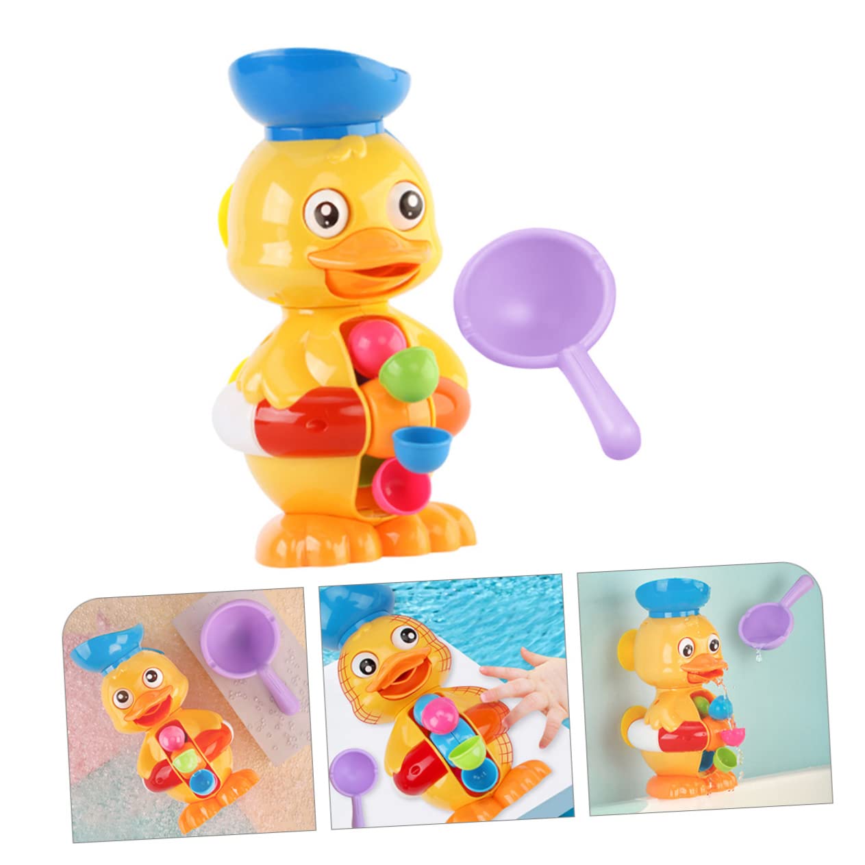 FAVOMOTO 4 Sets Duck Bath Toys with Bubble Machine - Fun Bathtub Toys for Kids, Toddlers & Babies - Perfect for Bath Time Play, Sensory Development & Water Play Activities