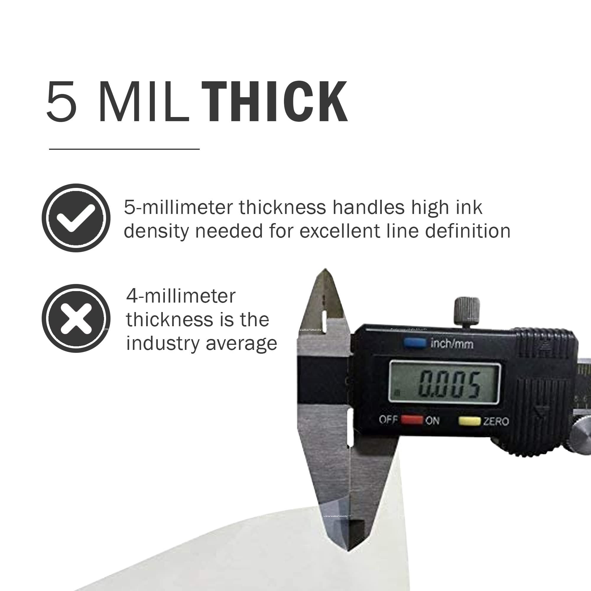 Screen Print Direct® Waterproof Inkjet Film Sheets (8.5