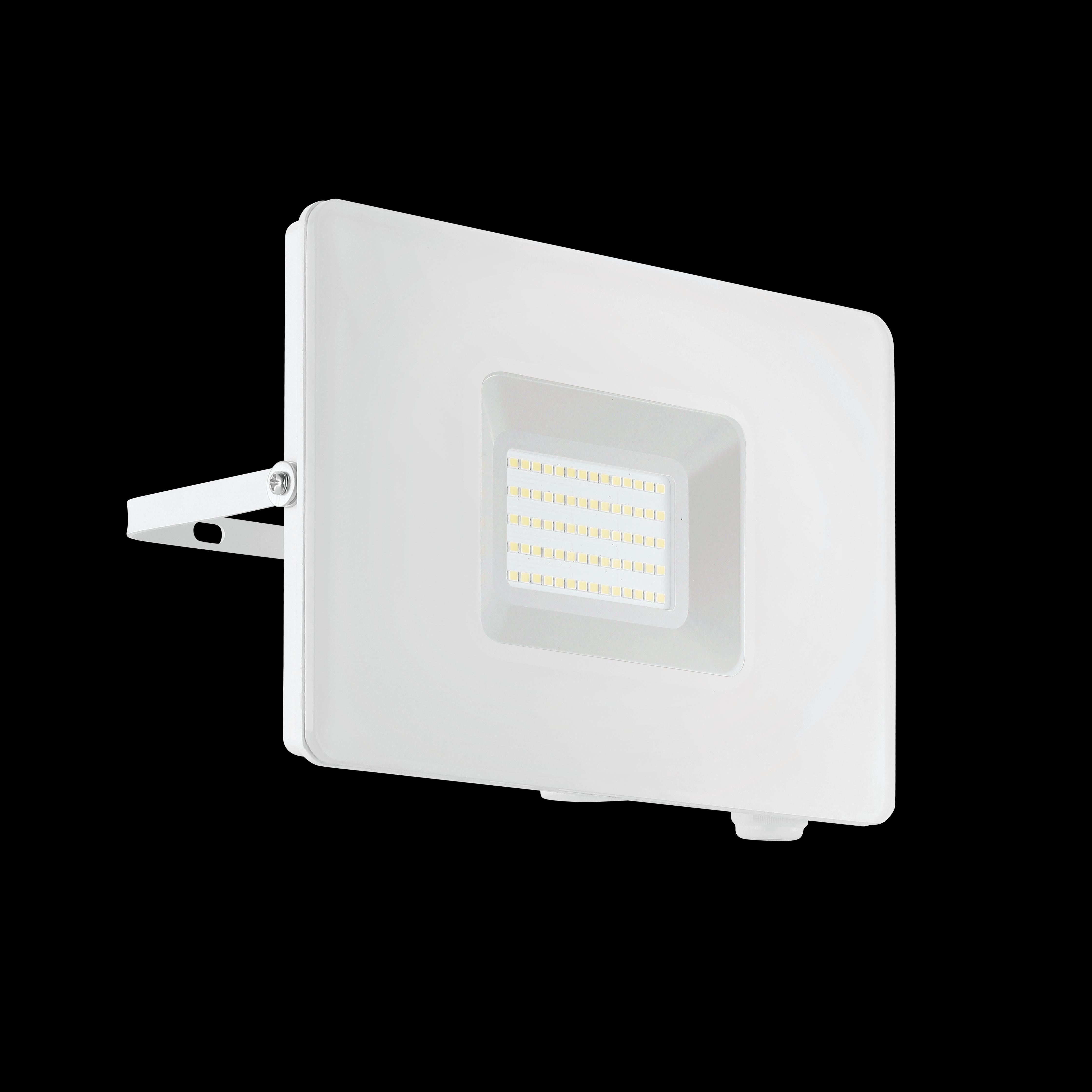 Eglo Faedo 3 IP65 White LED Outdoor Flood Light 53W - Waterproof Security Lighting for Garden, Patio, and Driveway
