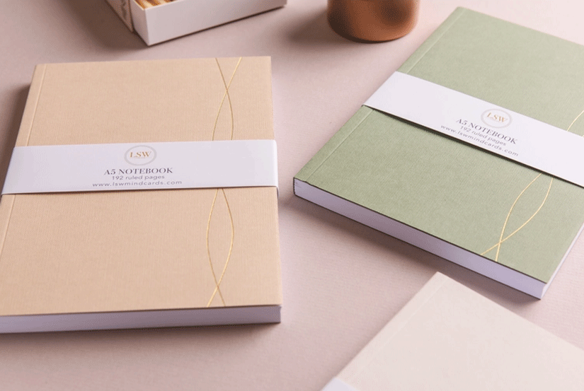 LSW Peach Ruled Notebook - A5 Lined Journal for School, Office & Travel, 100 Pages Premium Paper, Perfect for Note Taking, Planning & Sketching | Ideal Gift for Students & Professionals