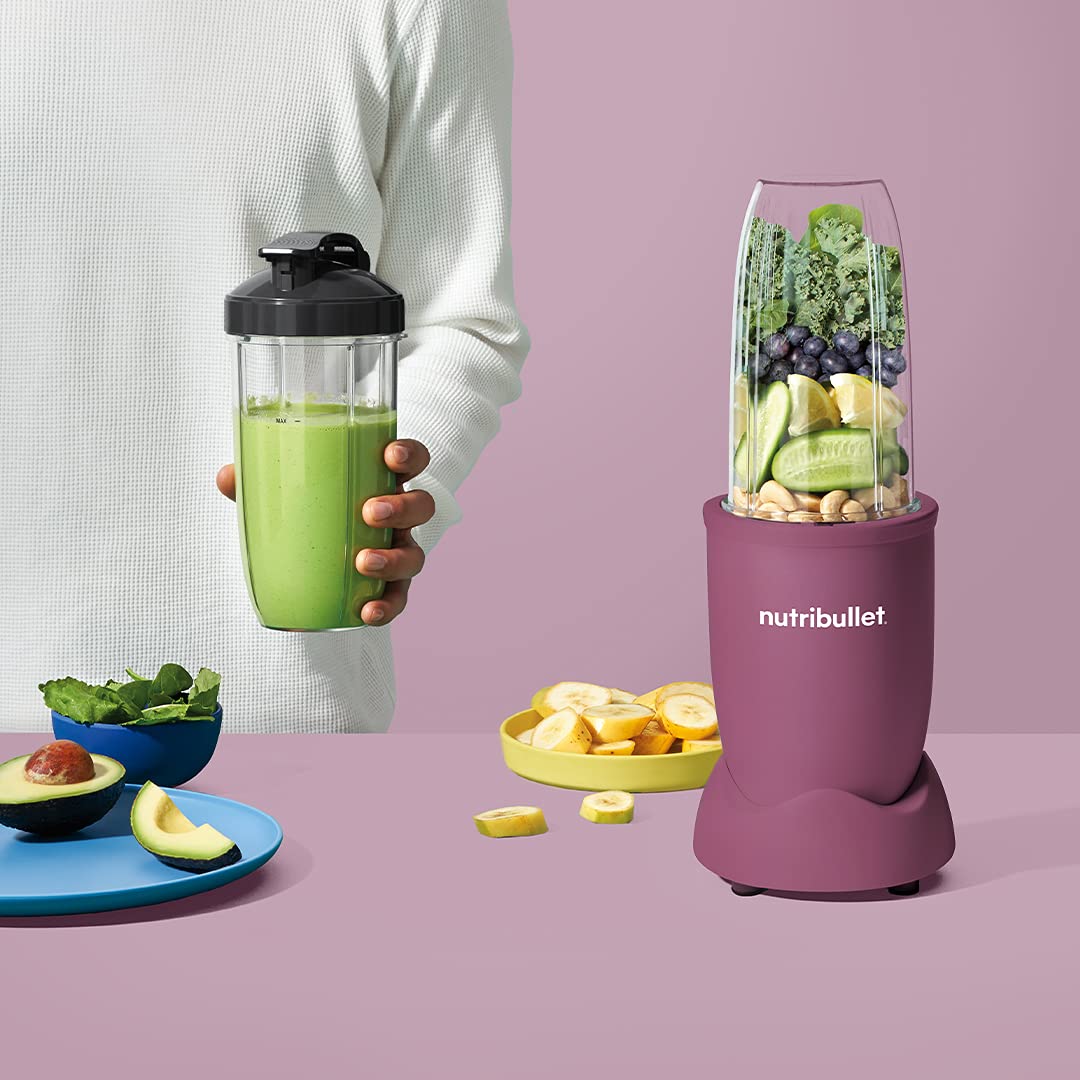 Nutribullet NB9-1301ALP Pro 900W High-Speed Blender with 13-Piece Set in Matte Light Plum - Perfect for Smoothies, Protein Shakes & Meal Prep