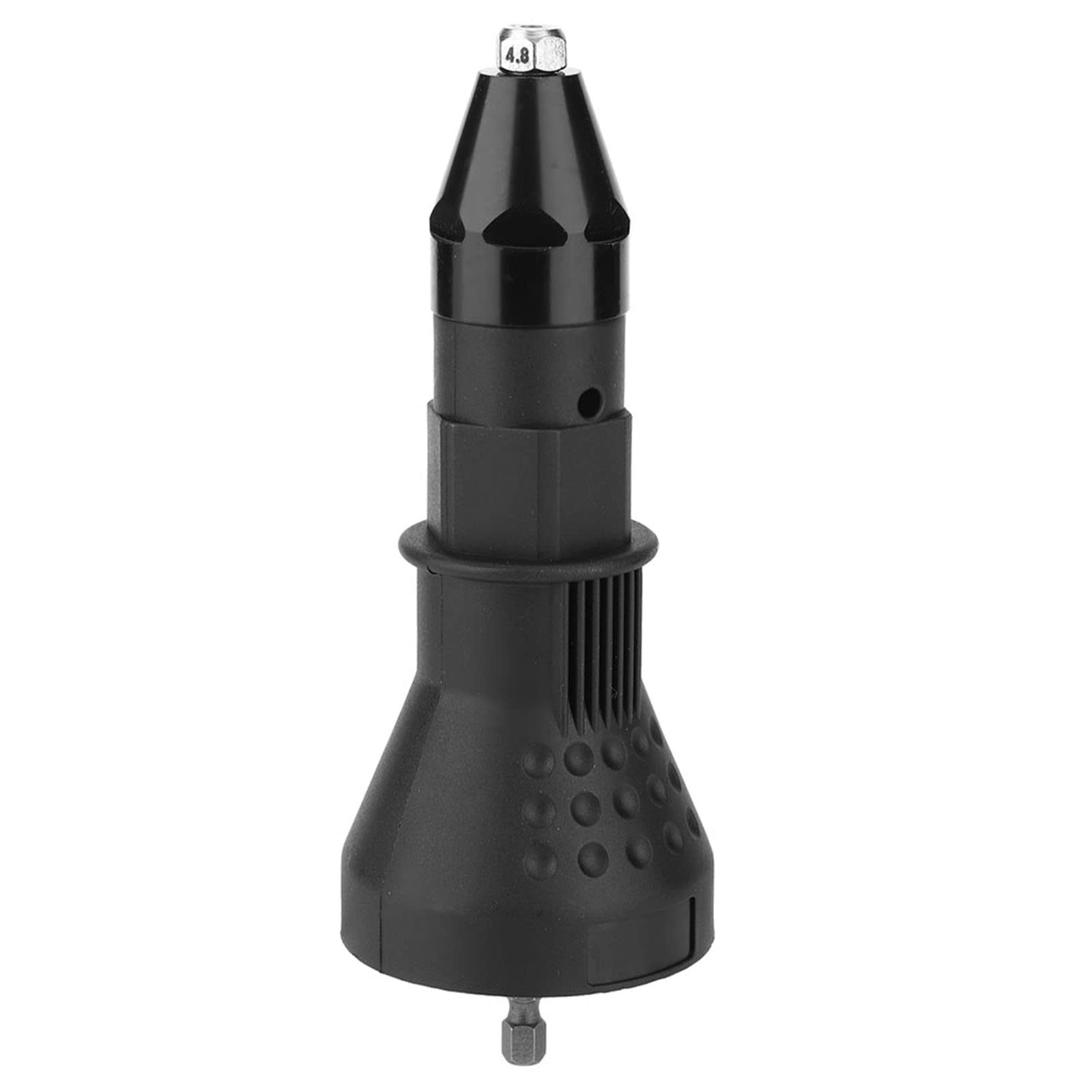 Hilitand Electric Rivet Nut Gun Adapter Kit - Power Drill Attachment for Metalworking, DIY Projects & Automotive Repairs (Black) - Perfect for Sheet Metal, HVAC Installation & Home Improvement