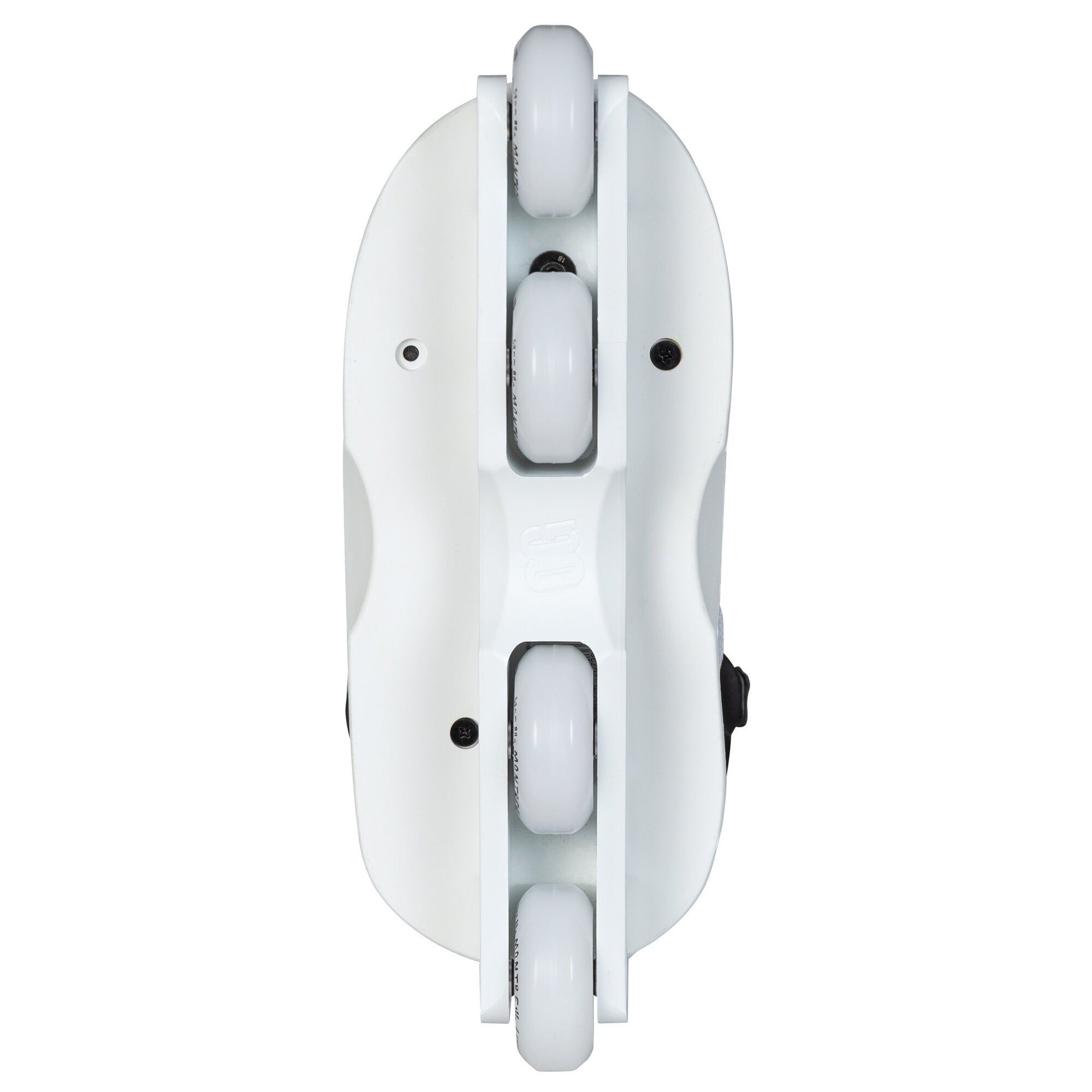 AG 15 Livingston Pro Skateboard - White/Black Wheels for Street & Park Skating | High-Performance Skateboard Wheels for Smooth Rides
