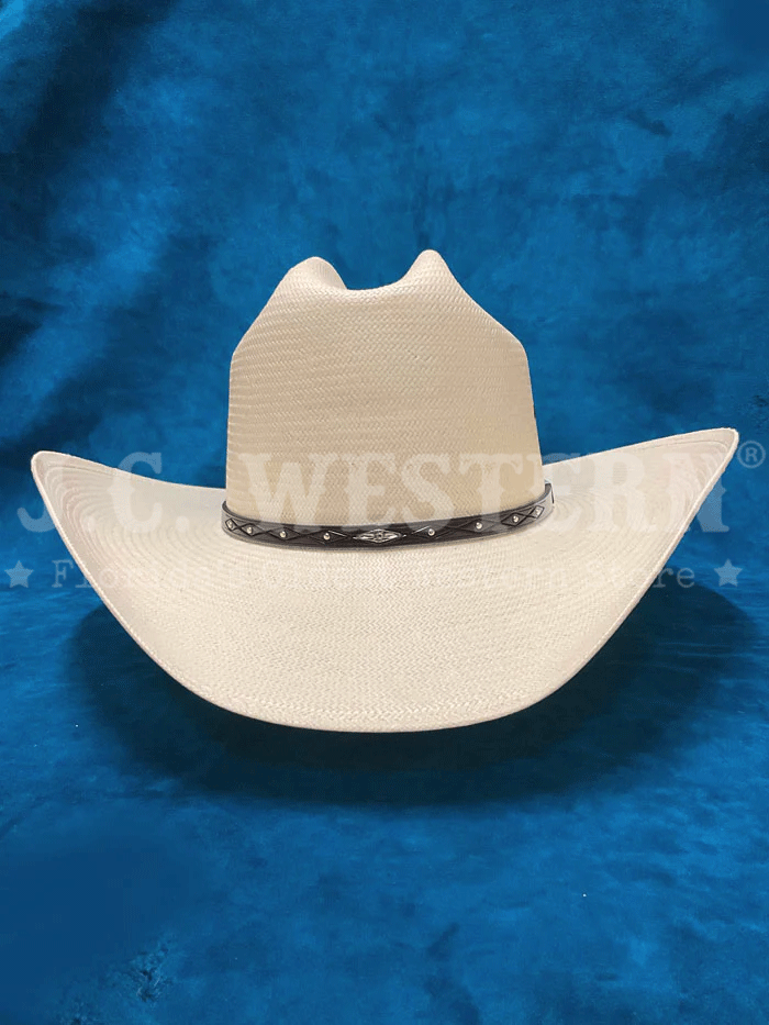 Resistol RSSACL 304281 SANTA CLARA George Strait Collection Natural Straw Cowboy Hat for Men - Perfect for Country Music Festivals, Rodeos & Outdoor Summer Events