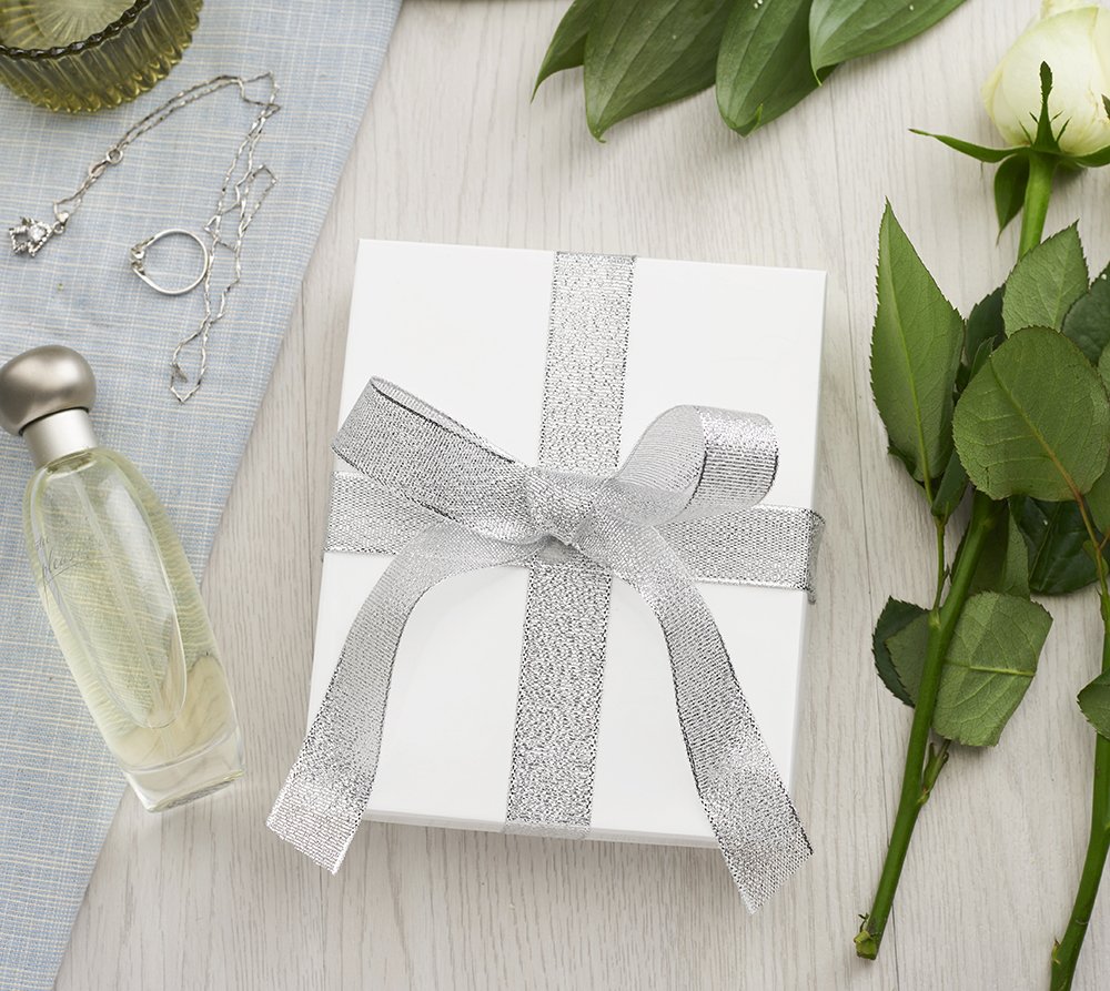 White Jewelry Gift Box Set - 10 PC Cotton Filled Glossy Boxes for Necklaces, Bracelets & Earrings - Perfect for Small Business & Shipping Accessories