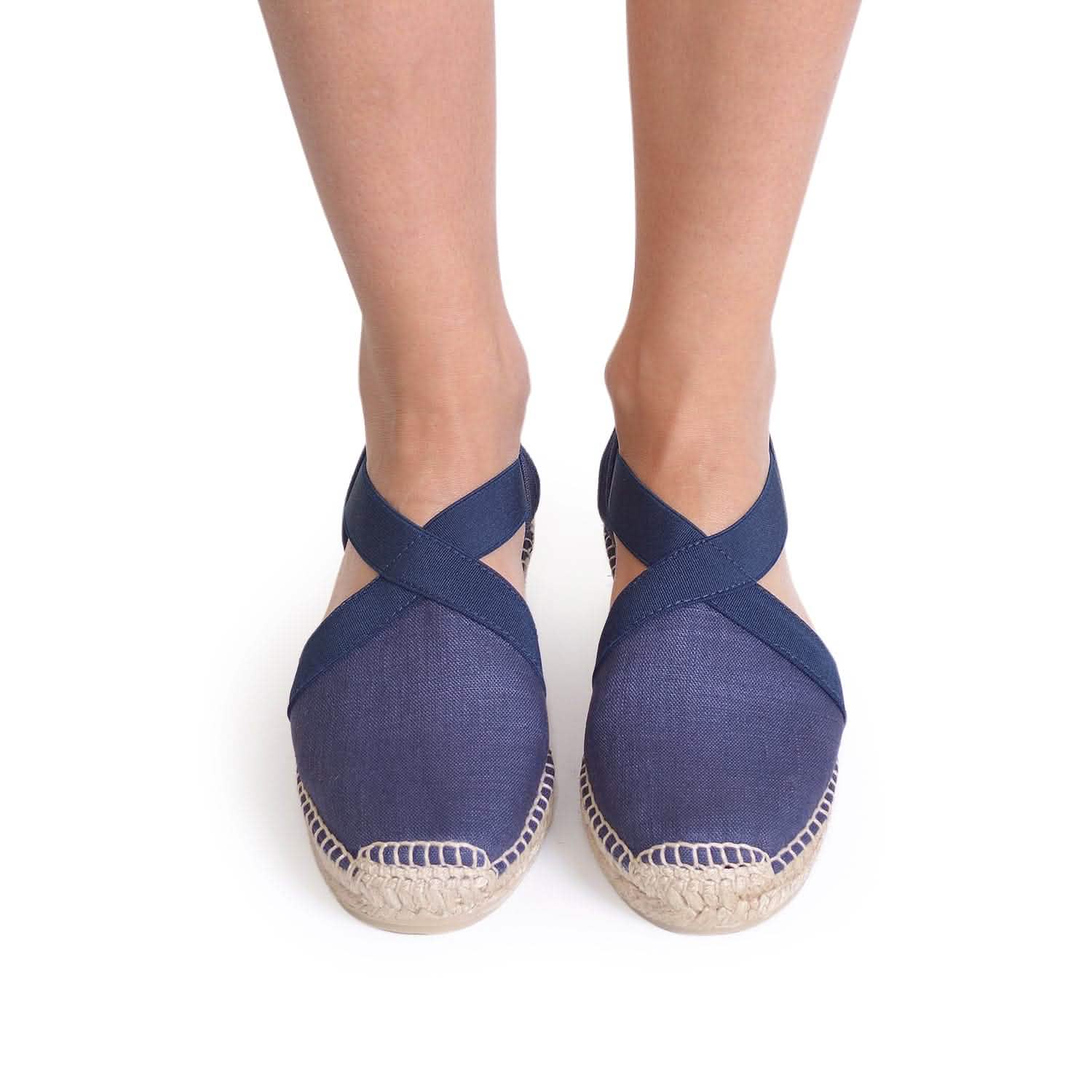 Women's Plain Linen Wedge Espadrille Sandals - Comfortable Summer Casual Shoes for Beach, Vacation & Everyday Wear | Verona Collection