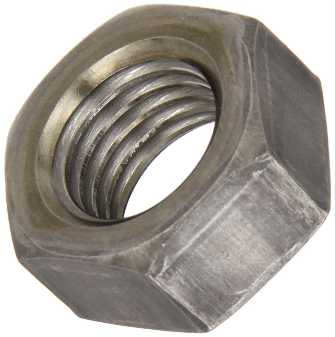 High-Strength M8-1.25 Steel Hex Nuts, Class 8, DIN 934 Standard, 13mm Flats, 6.5mm Thick, Plain Finish, Pack of 100 - Ideal for Machinery Assembly & Automotive Applications