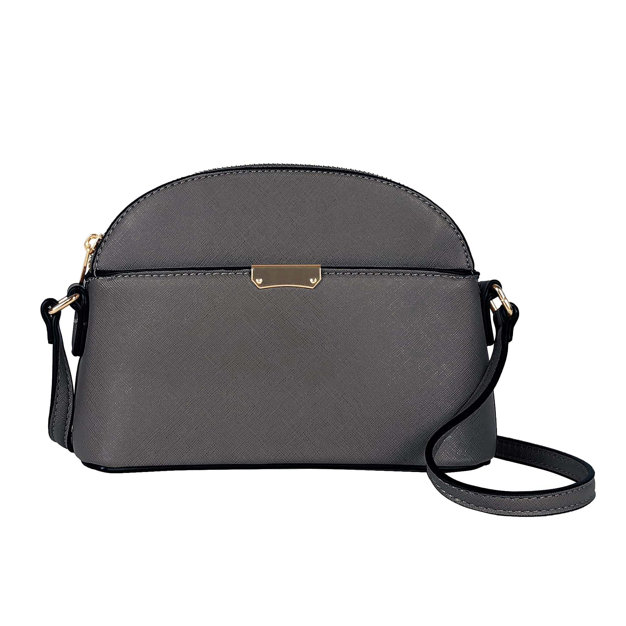 Emperia Faux Leather Crossbody Bag for Women - Stylish Dome Shoulder Purse for Daily Use