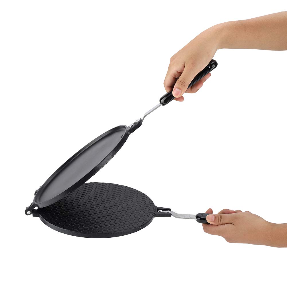 Non-Stick Waffle Cone Maker & Egg Waffle Pan - Double-Sided Pancake Baking Tool for Homemade Ice Cream Cones, Bubble Waffles & Desserts - Perfect for Home Kitchen, Parties & Cafes