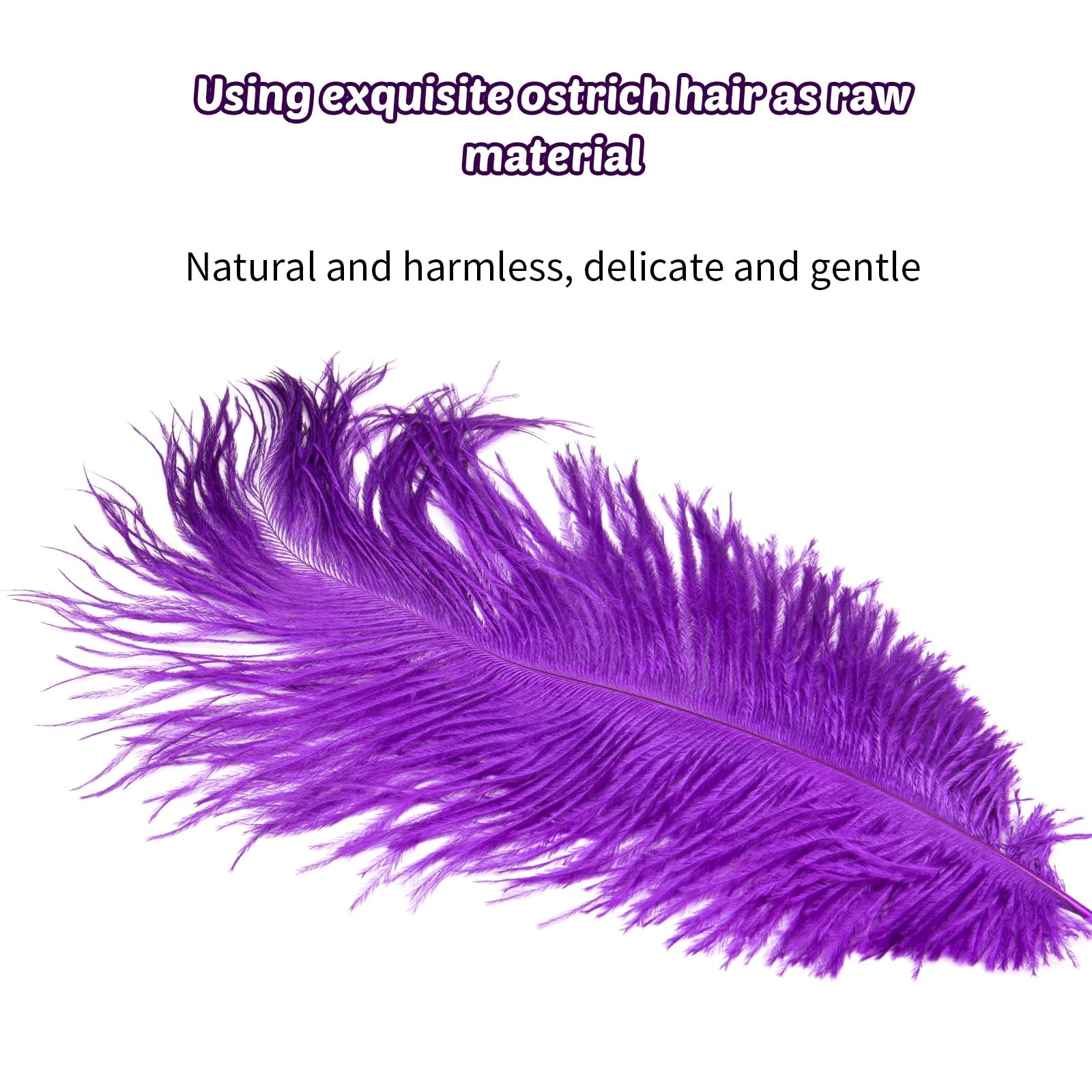 Purple Feather Tickler Toy for Couples - Sensual Teasing & Flirting Adult SM Prop - Enhance Intimacy & Playful Moments in the Bedroom