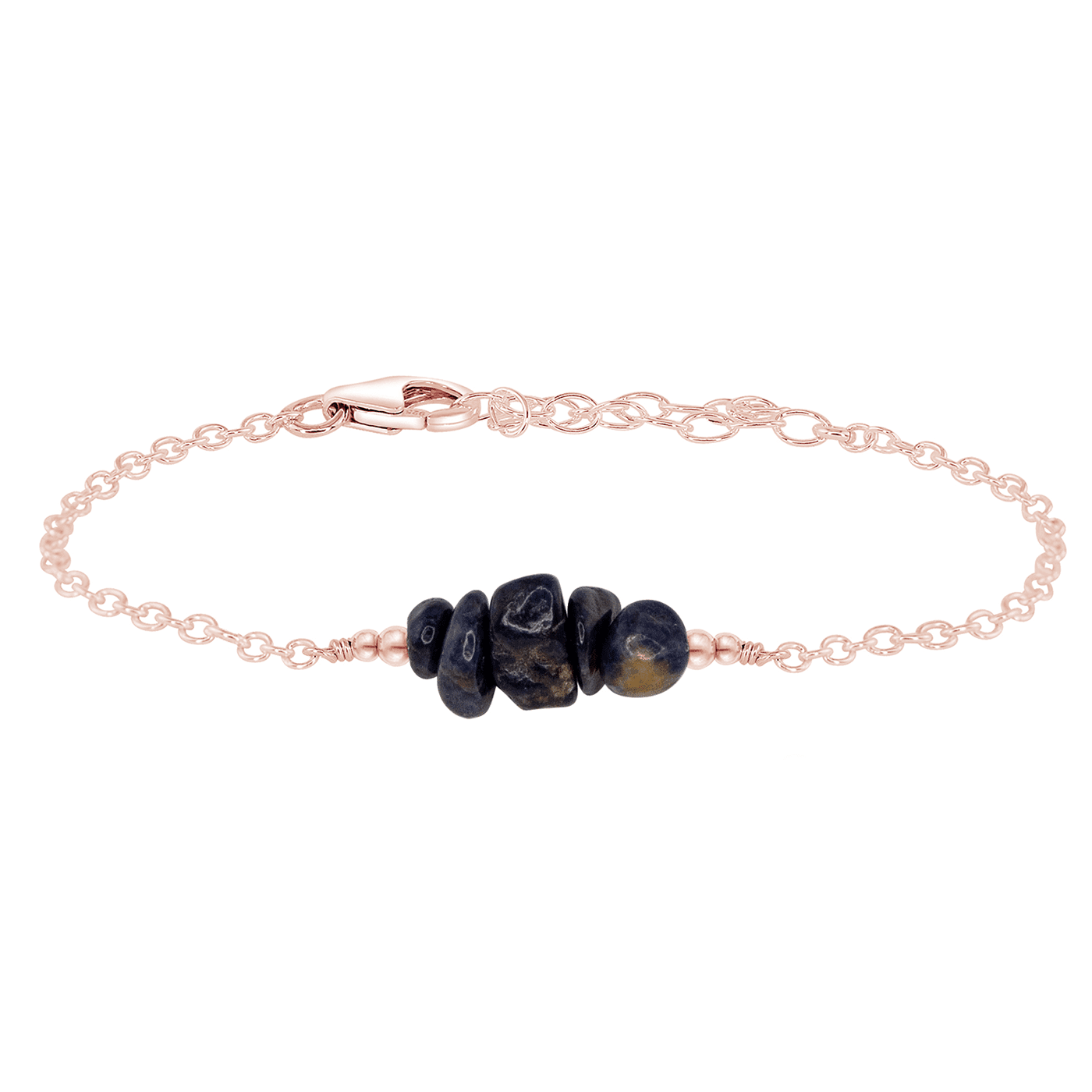 Stylish Sapphire Chip Bead Bar Bracelet for Women - Elegant Crystal Jewelry Gift for Birthday, Anniversary & Special Occasions