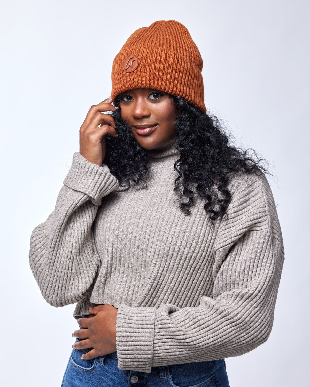 Classic Brown Beanie for Men & Women - Soft Winter Knit Hat for Cold Weather - Cozy & Warm Unisex Beanie for Outdoor Activities, Hiking, and Casual Wear