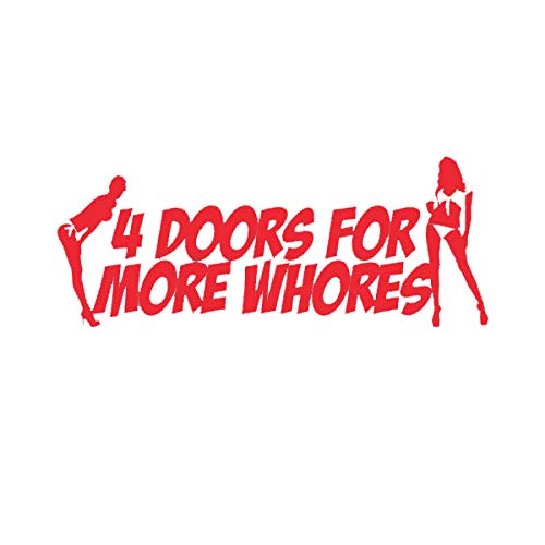 EW Designs 4-Piece JDM Style Vinyl Decal Sticker Set for Cars & Trucks - 5