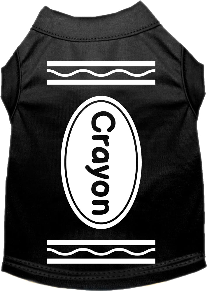 Colorful Crayon Costume Screen Print T-Shirt for Kids - Fun Dress-Up & Art Party Outfit