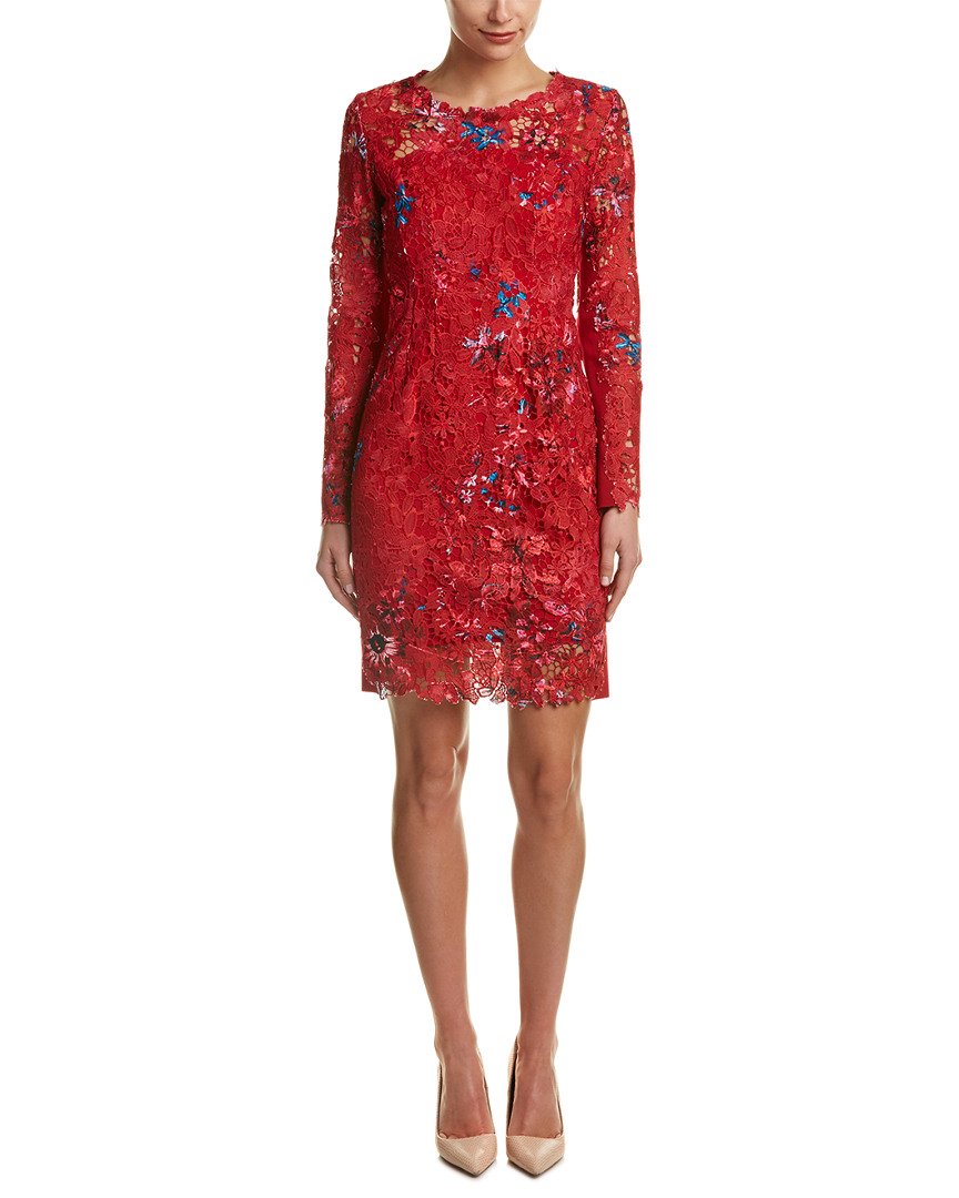 Elie Tahari Women's Starla Dress - Elegant Floral Print Midi Dress for Women, Perfect for Weddings, Parties & Office Wear