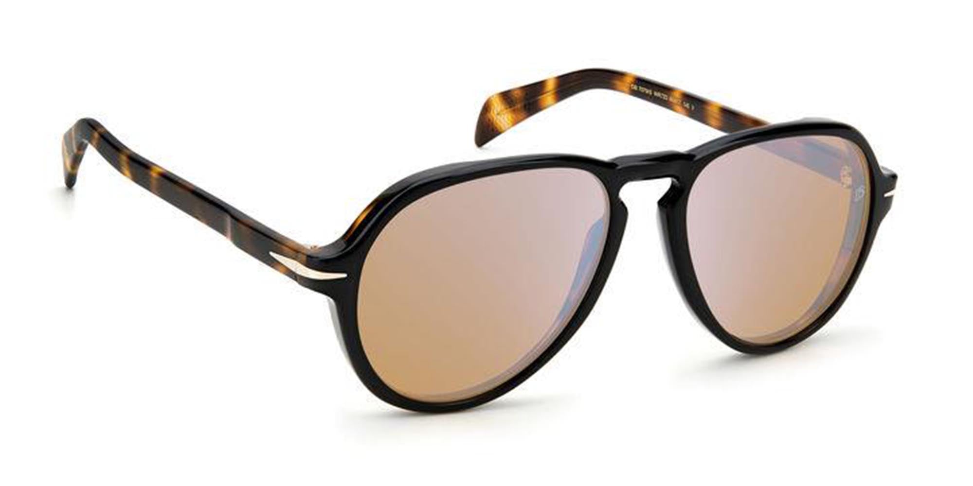 David Beckham DB7079/S Men's Sunglasses - Polarized UV Protection Aviator Style for Driving, Outdoor Sports & Fashion
