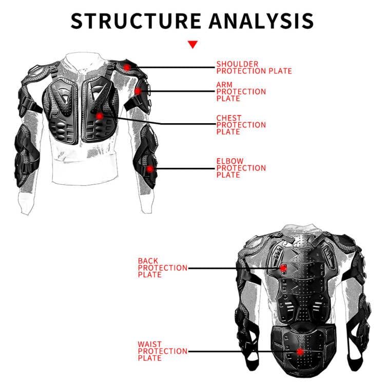 Best Motorcycle Motocross Bike Guard Protector Body Armor - Black | Durable Off-Road Protection for MX & Dirt Bikes | Perfect for Racing, Trail Riding & Extreme Sports