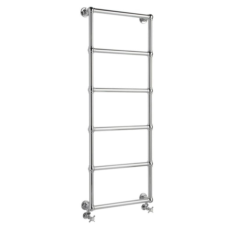 Vintage Juliet Chrome Towel Warmer Without Vents - Perfect for Bathroom, Spa & Luxury Home Decor